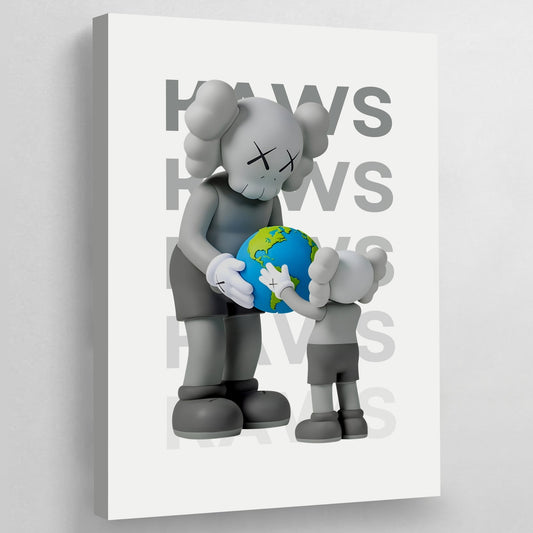 Grey Toy HypeBeast Wall Art - Luxury Art Canvas