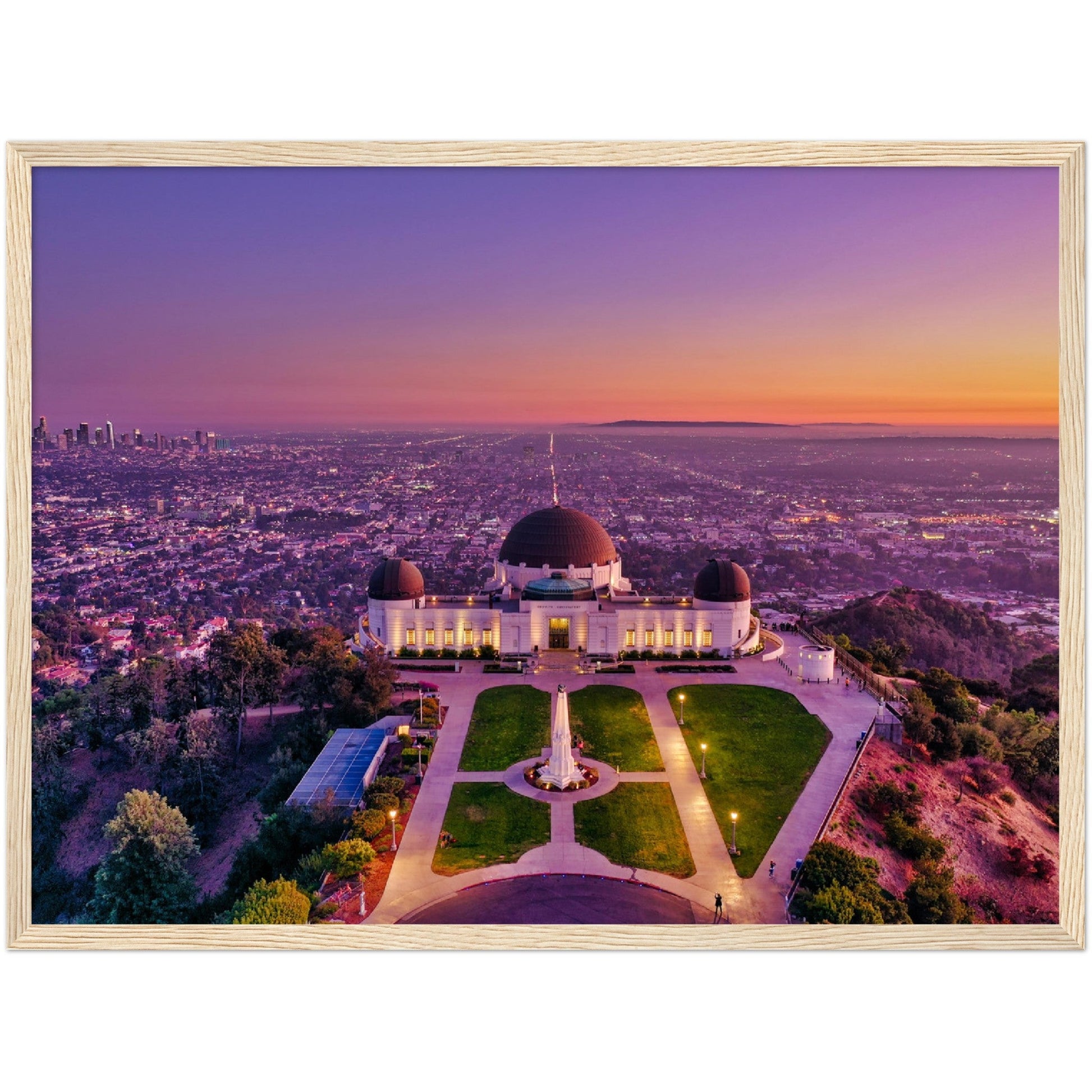 Griffith Park Observatory Wall Art - Luxury Art Canvas