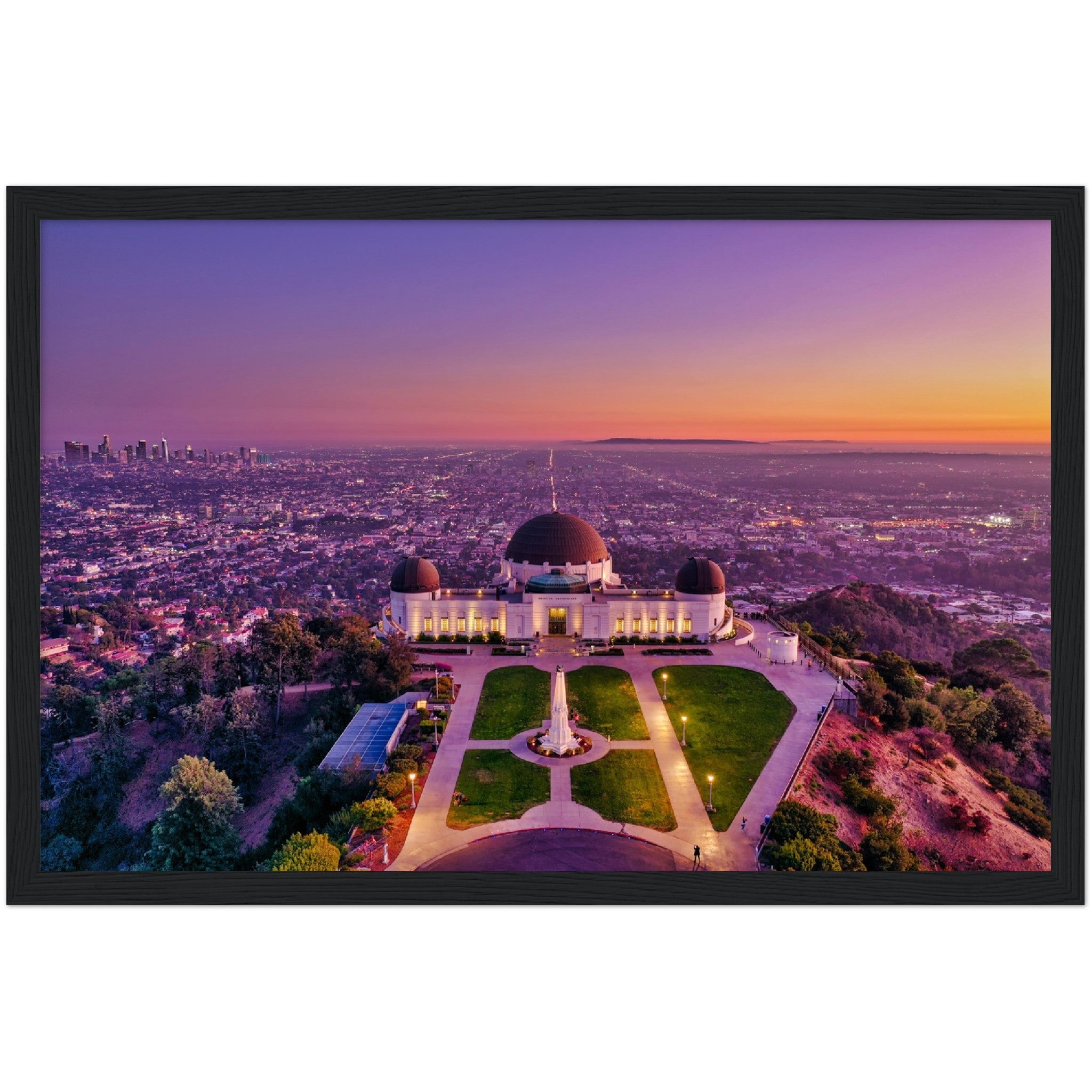 Griffith Park Observatory Wall Art - Luxury Art Canvas