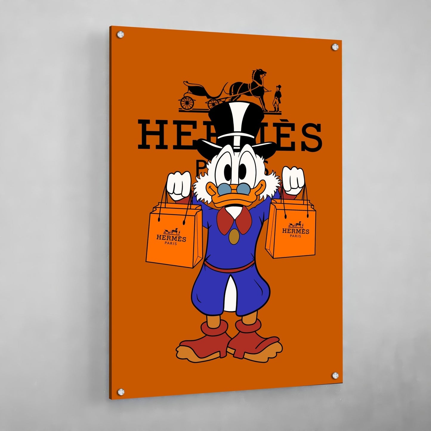 Hermes Canvas Wall Art - Luxury Art Canvas