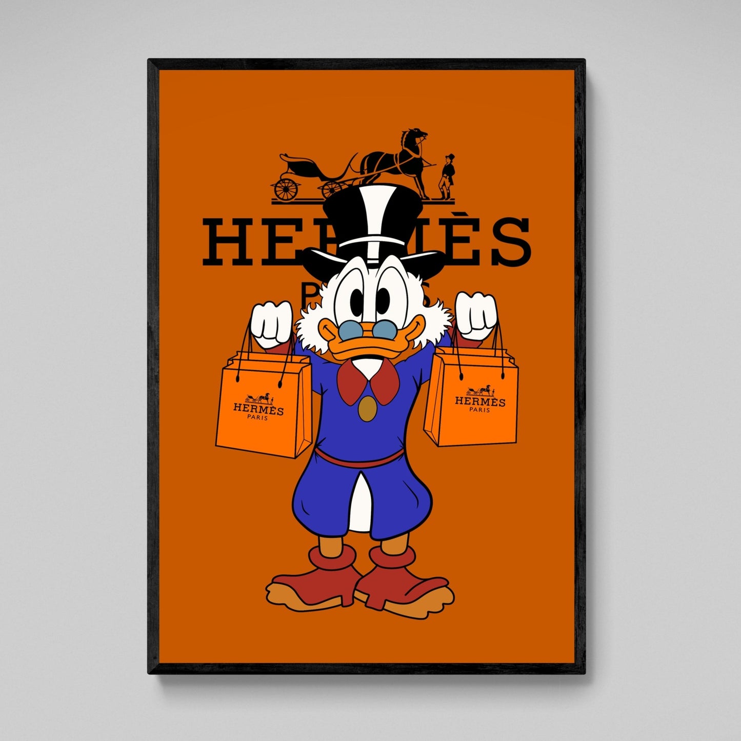 Hermes Canvas Wall Art - Luxury Art Canvas