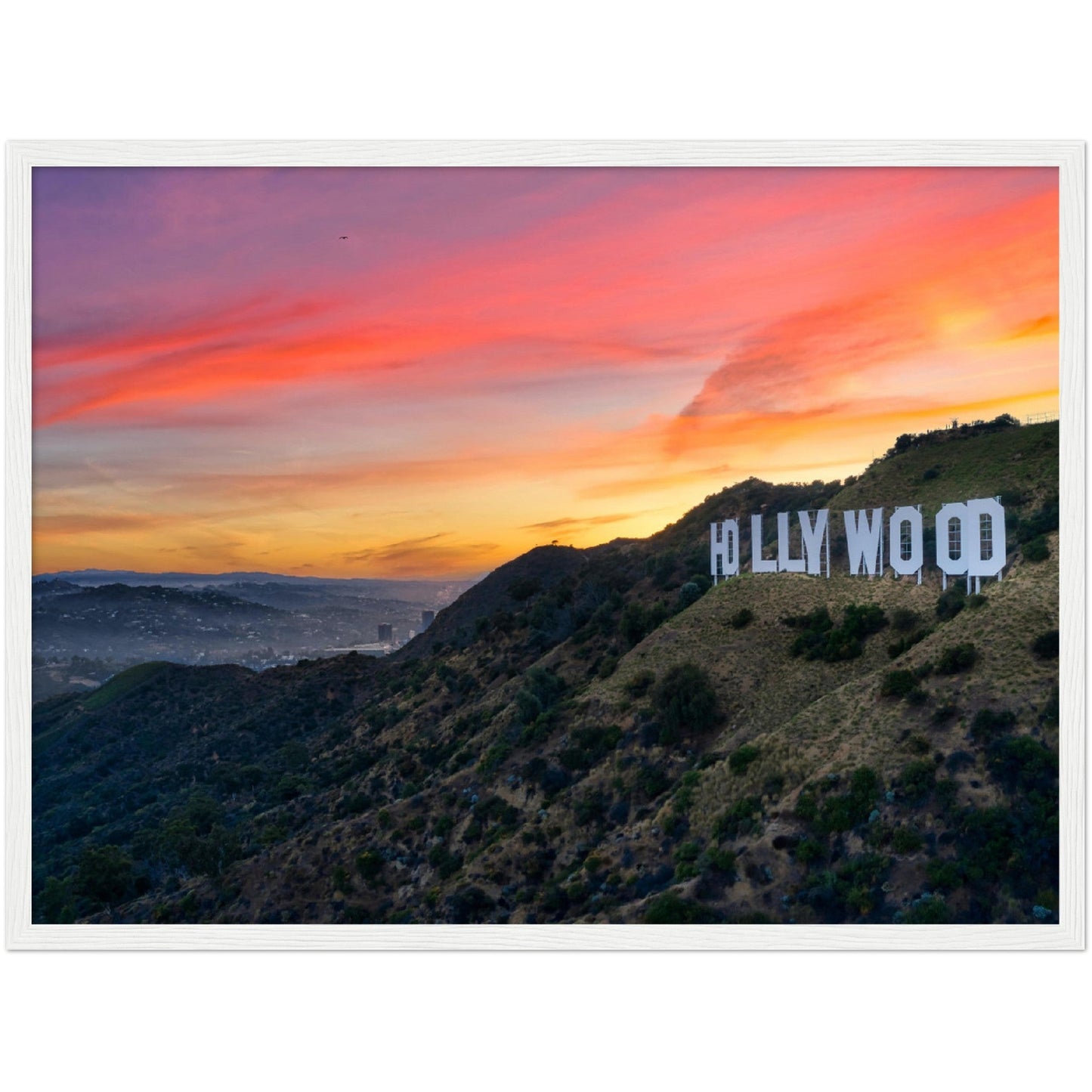 Hollywood Sign Wall Art - Luxury Art Canvas