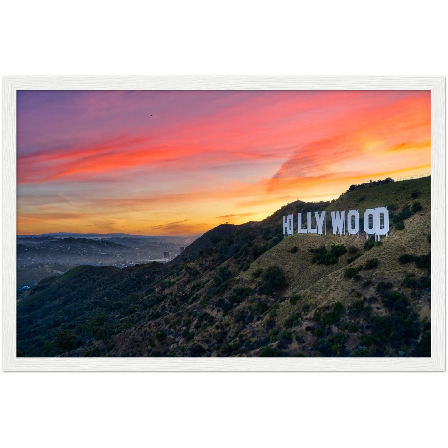 Hollywood Sign Wall Art - Luxury Art Canvas