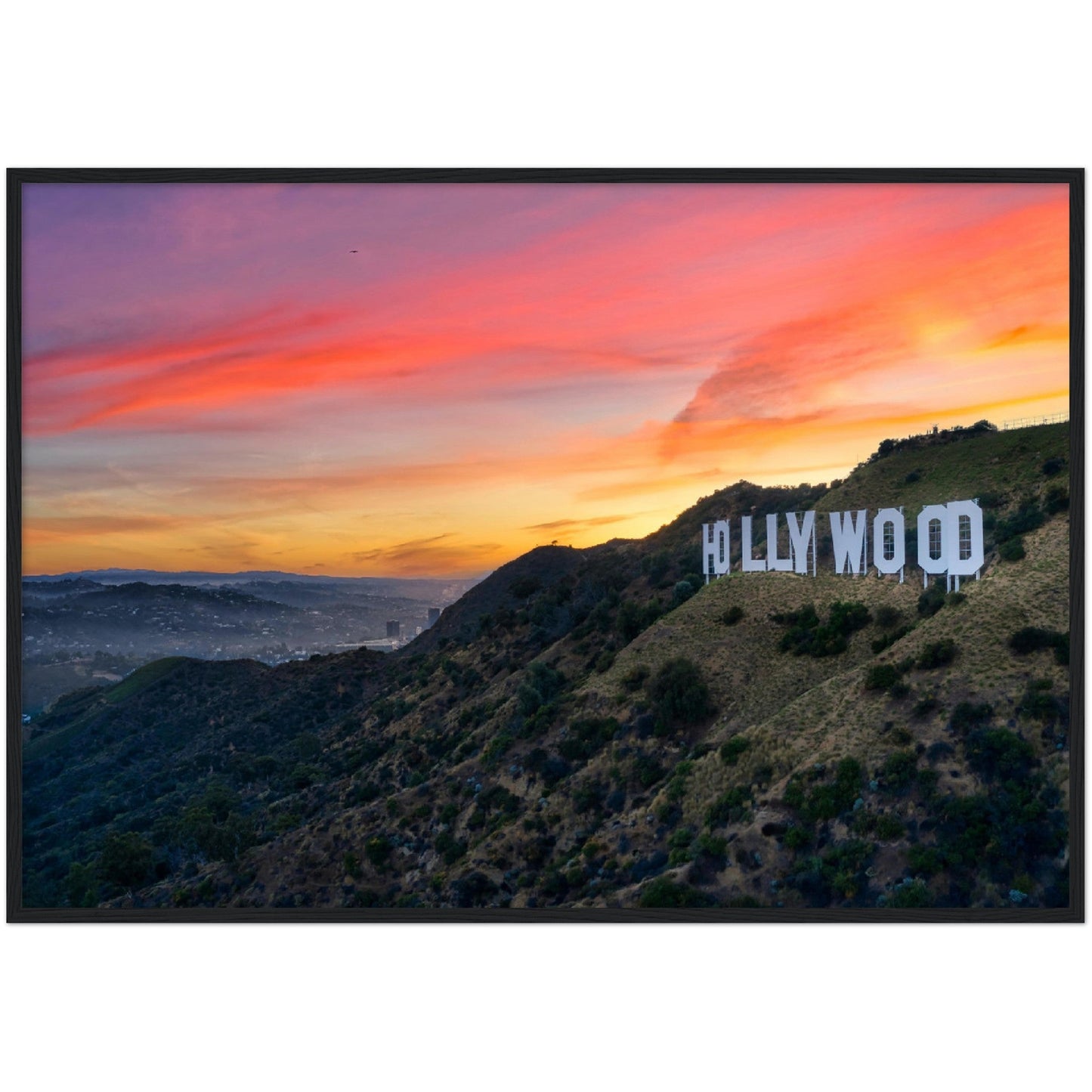 Hollywood Sign Wall Art - Luxury Art Canvas