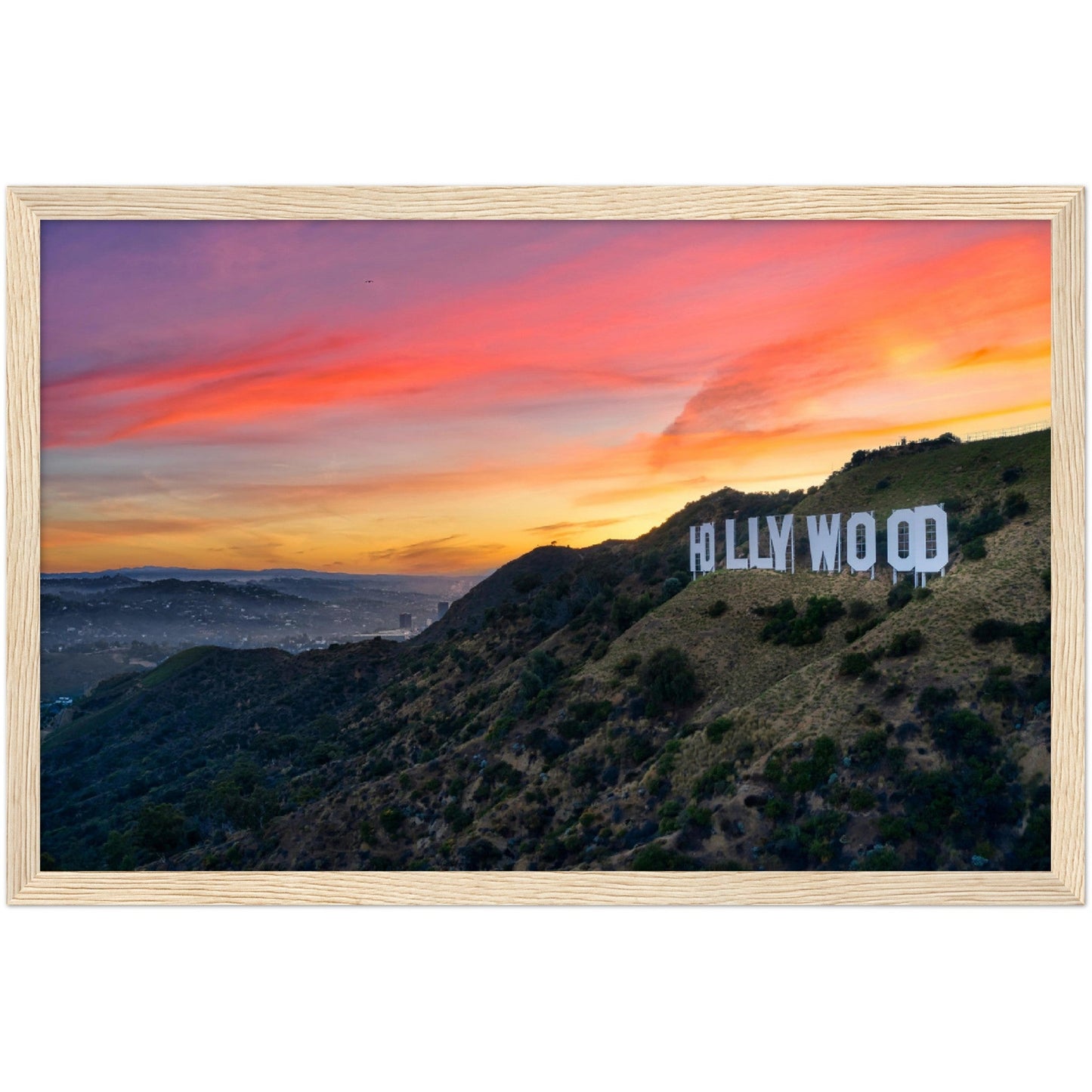 Hollywood Sign Wall Art - Luxury Art Canvas