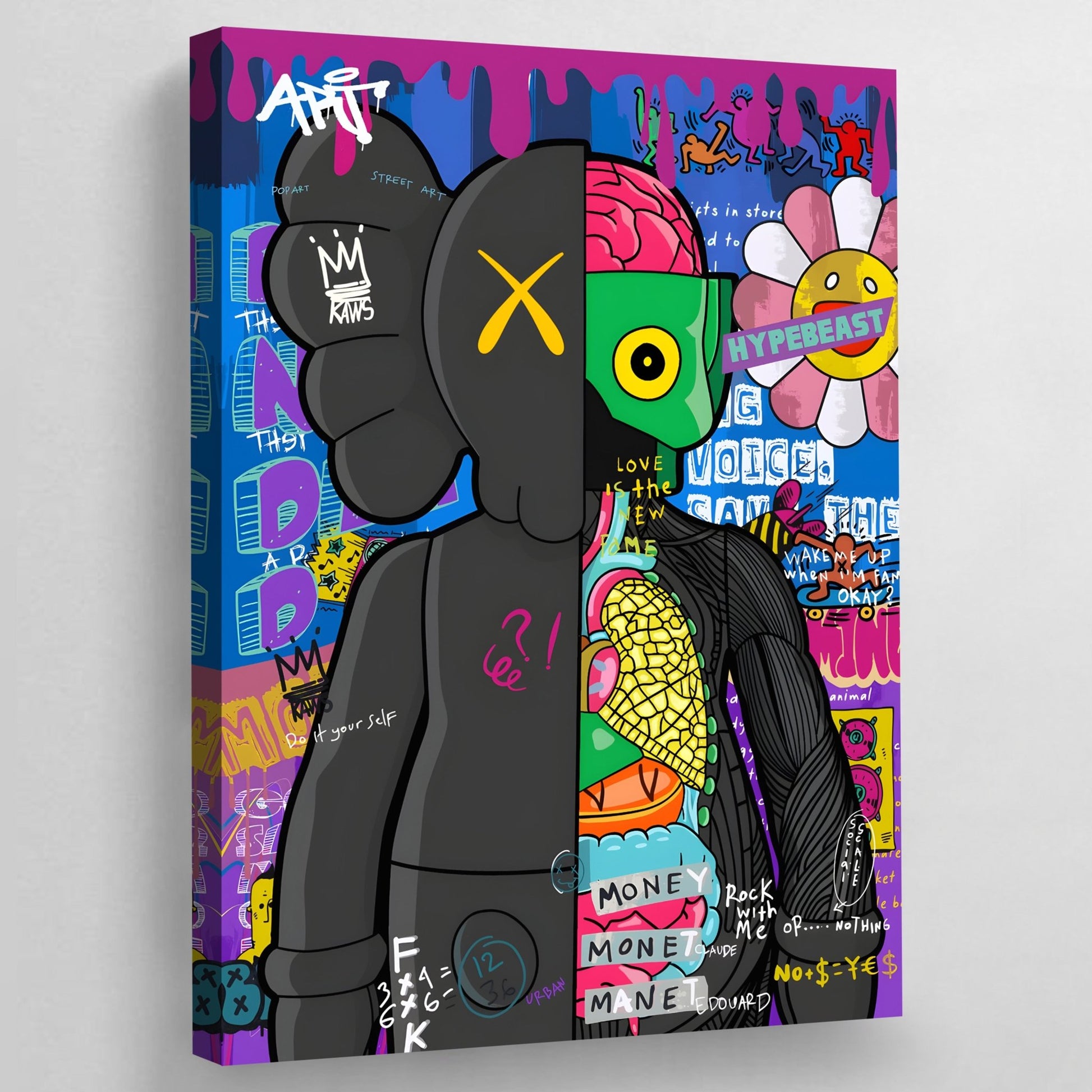 Hypebeast Graffiti Canvas - Luxury Art Canvas