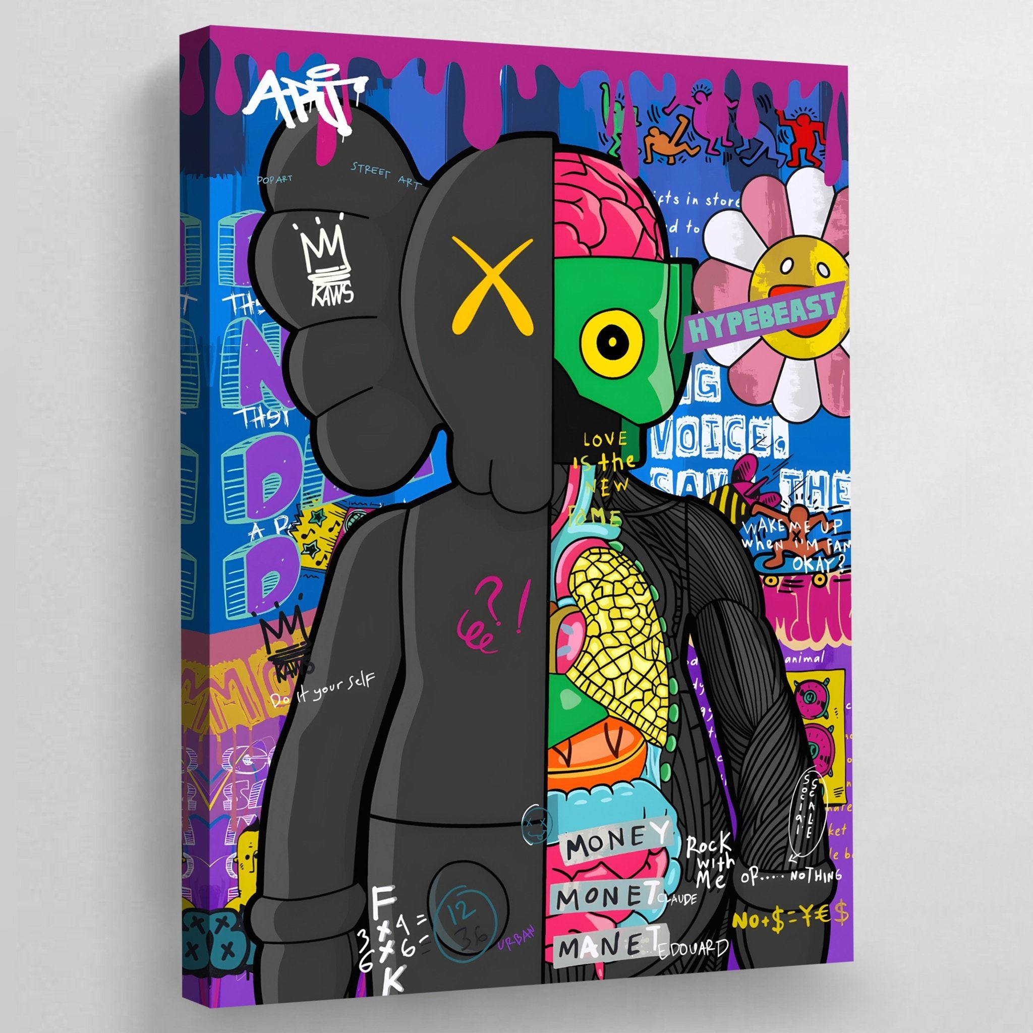 Hypebeast Graffiti Canvas - Luxury Art Canvas