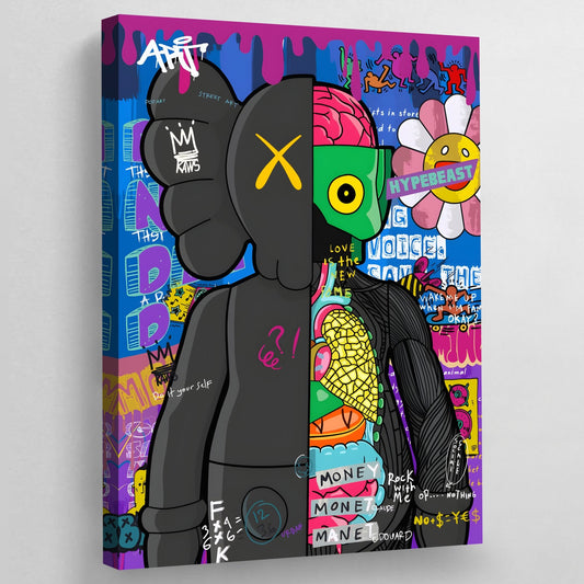 Hypebeast Graffiti Canvas - Luxury Art Canvas