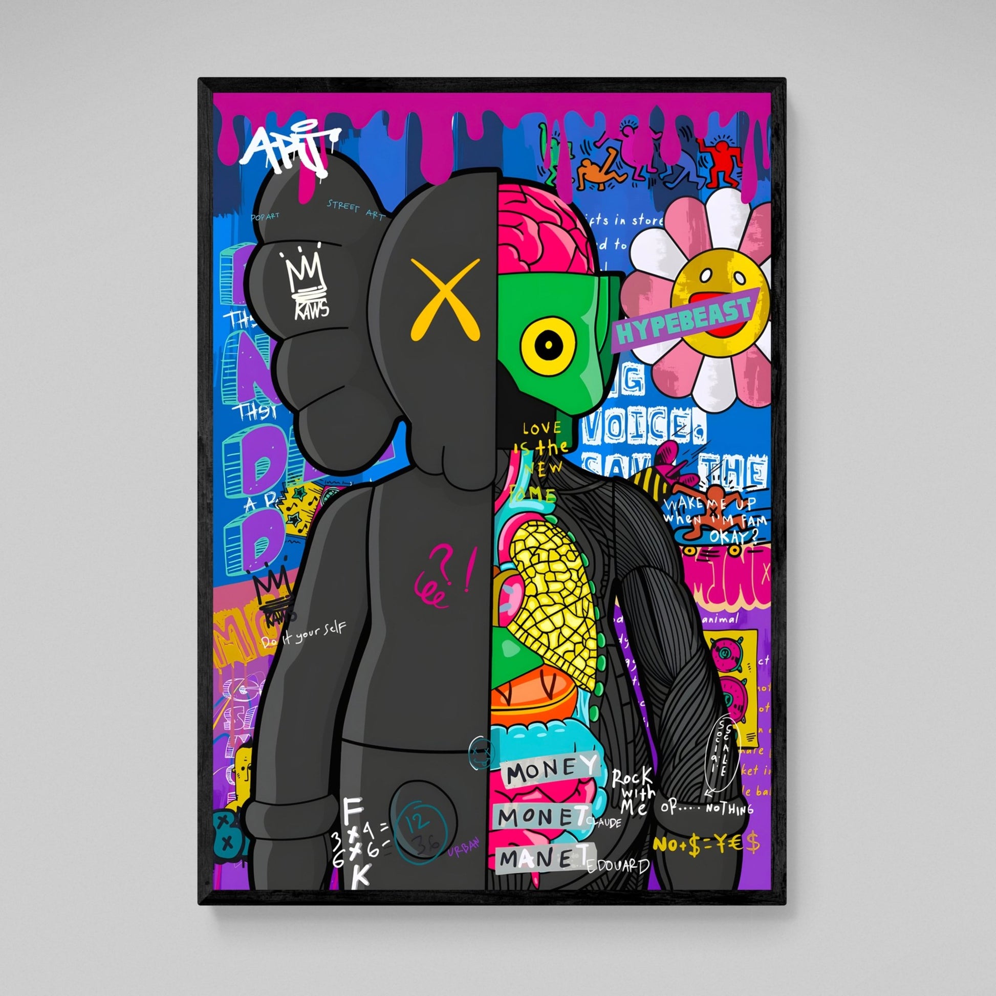 Hypebeast Graffiti Canvas - Luxury Art Canvas