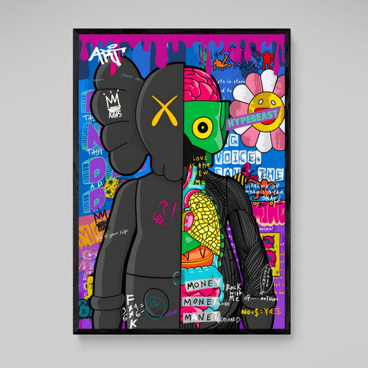 Hypebeast Graffiti Canvas - Luxury Art Canvas