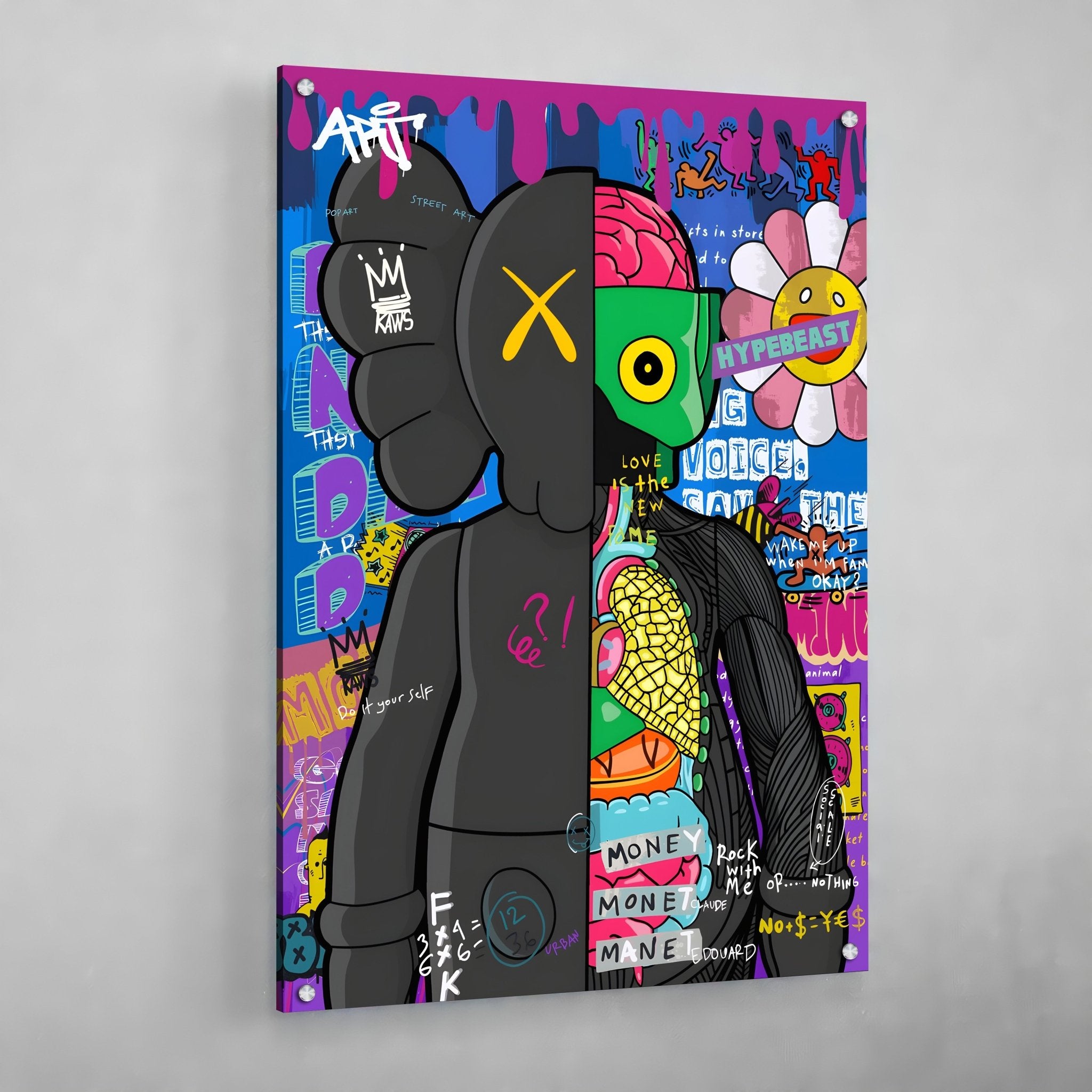 Hypebeast Graffiti Canvas - Luxury Art Canvas
