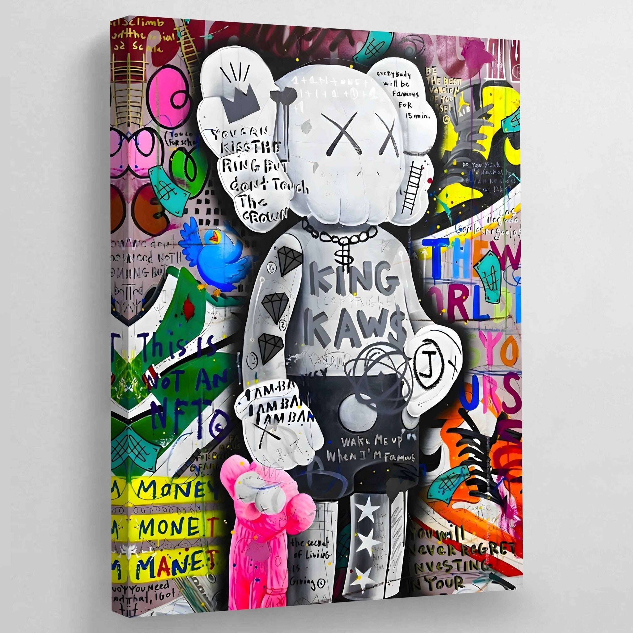 LV X SUPREME BEAR Canvas Art Hypebeast, hypebeast bear HD phone wallpaper