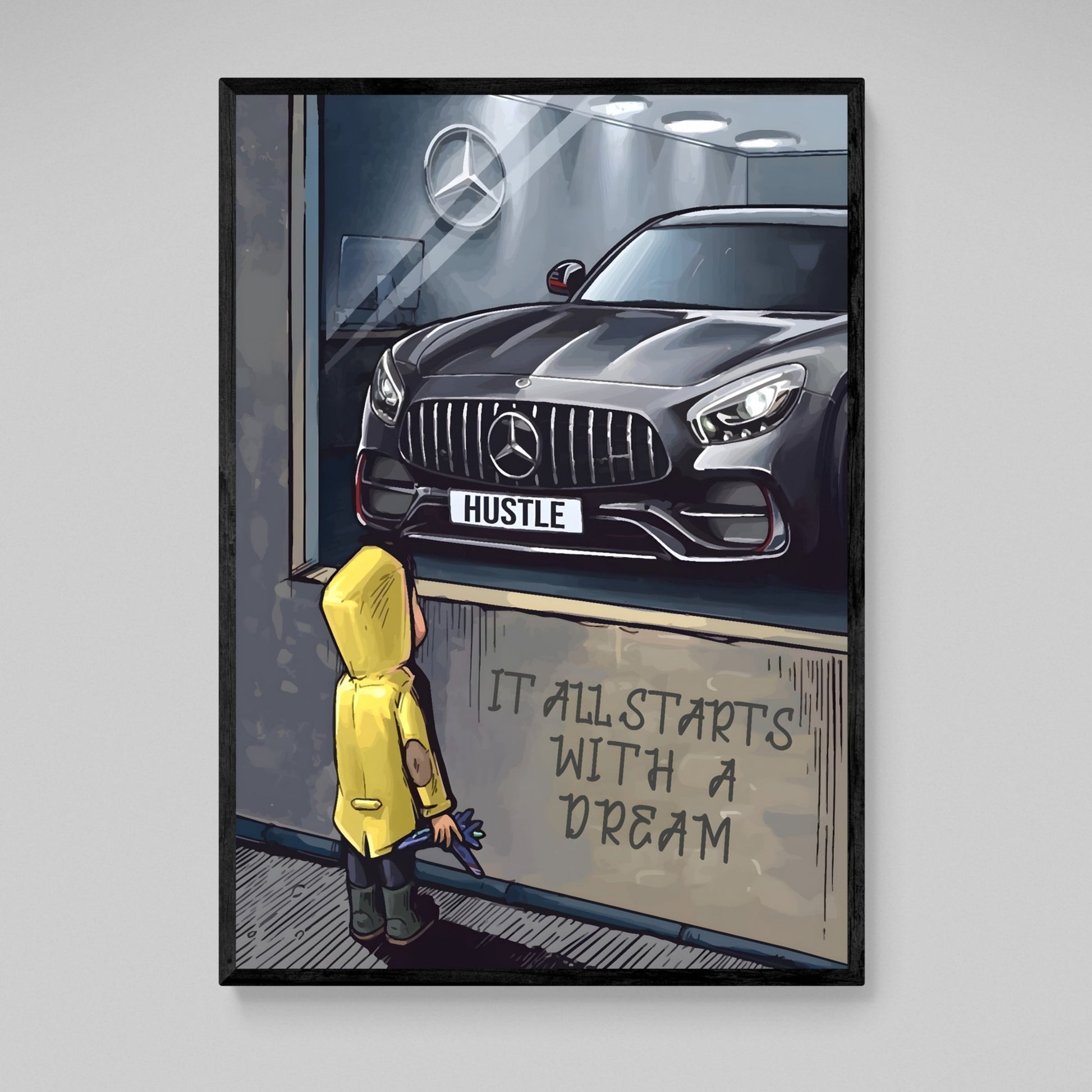It All Starts With A Dream Wall Art - Luxury Art Canvas
