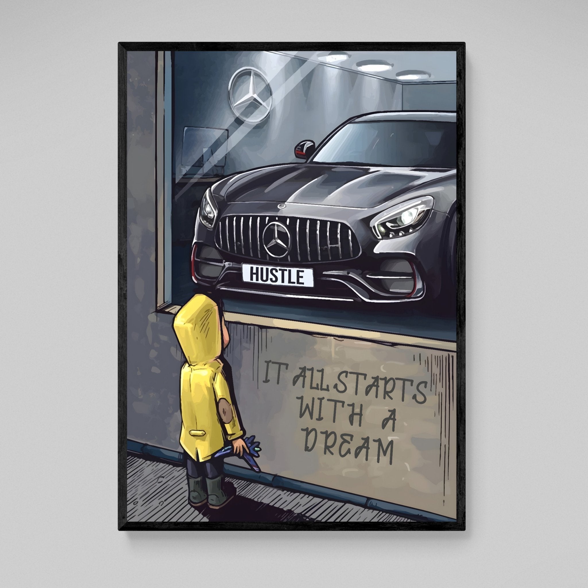 It All Starts With A Dream Wall Art - Luxury Art Canvas