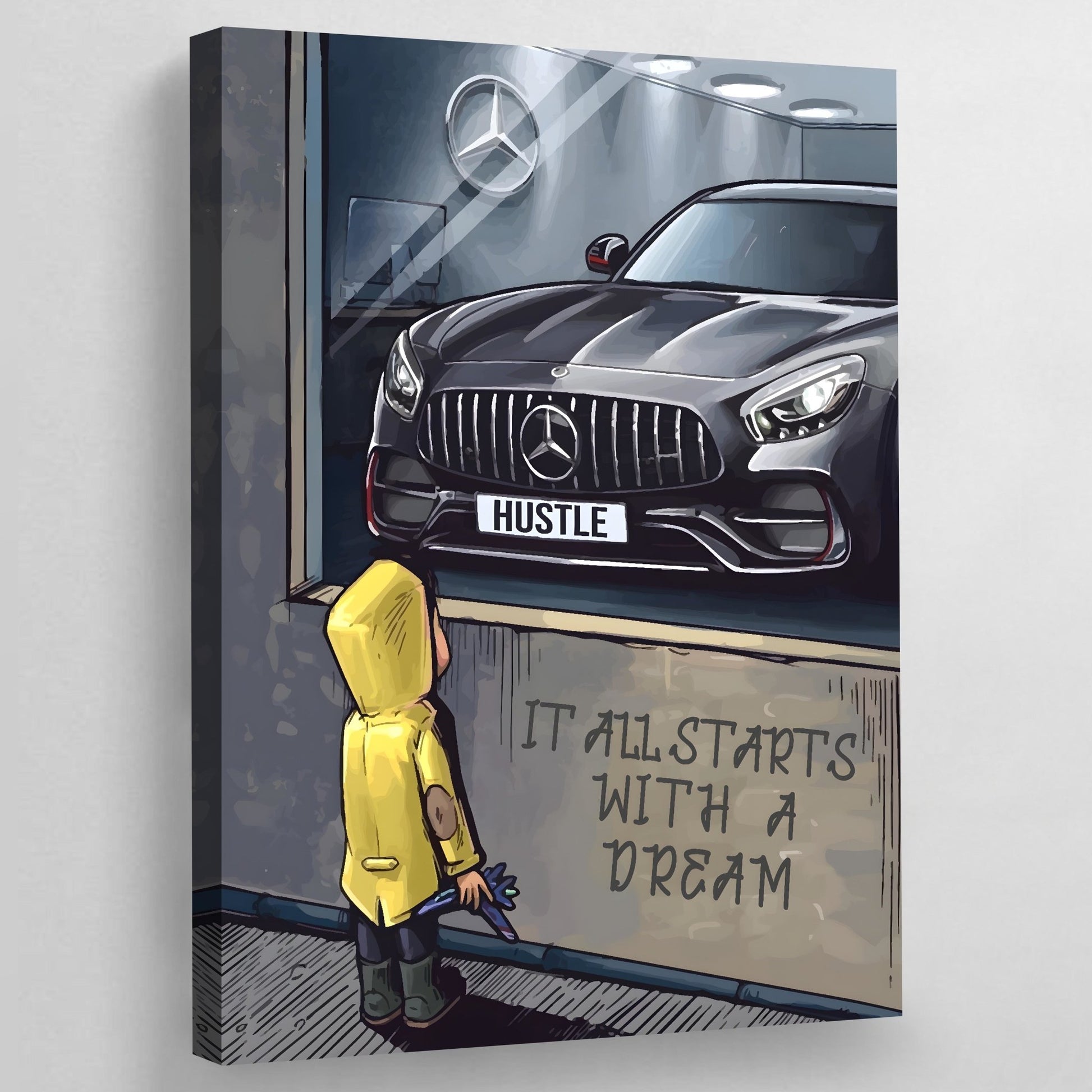 It All Starts With A Dream Wall Art - Luxury Art Canvas