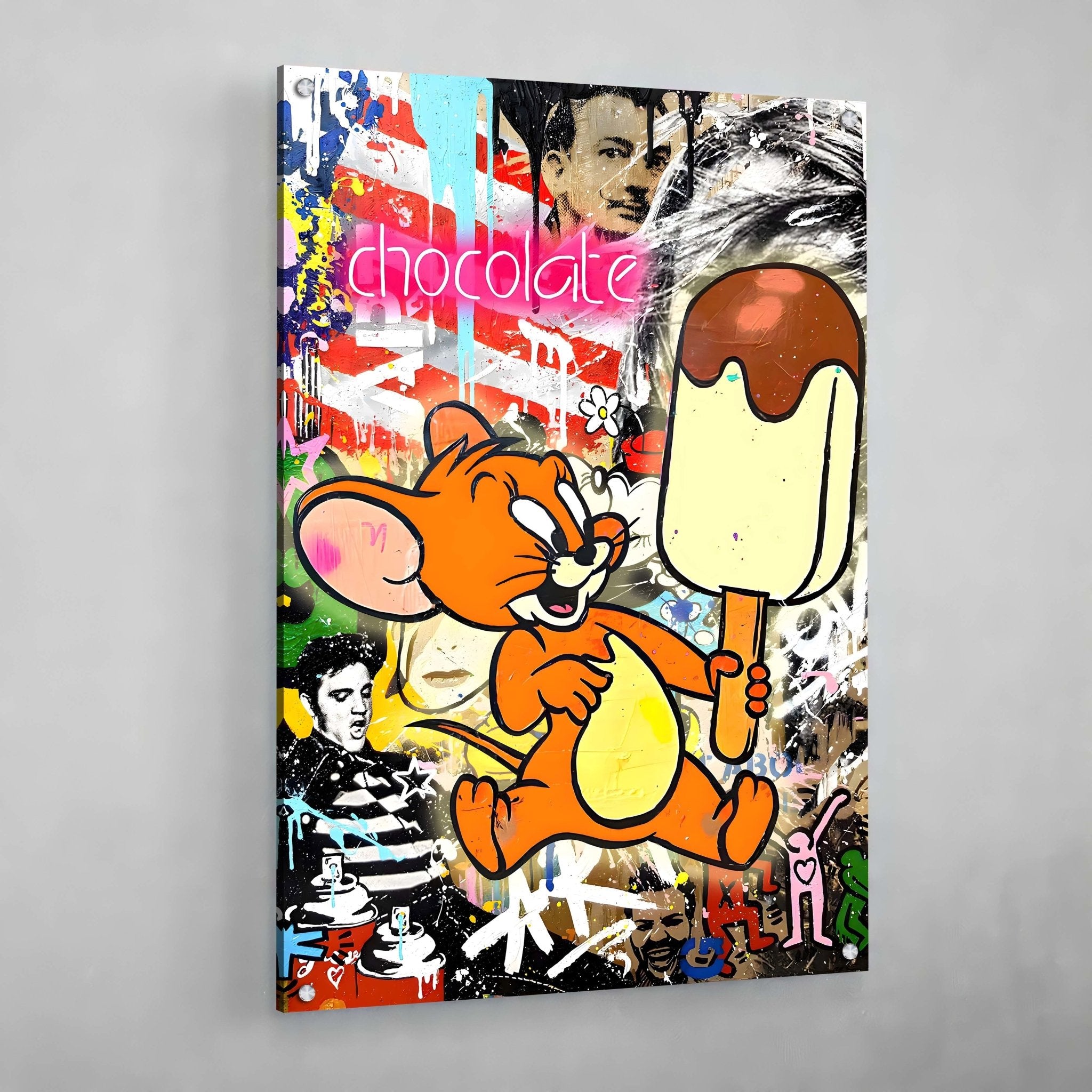 Jerry Graffiti Wall Art - Luxury Art Canvas