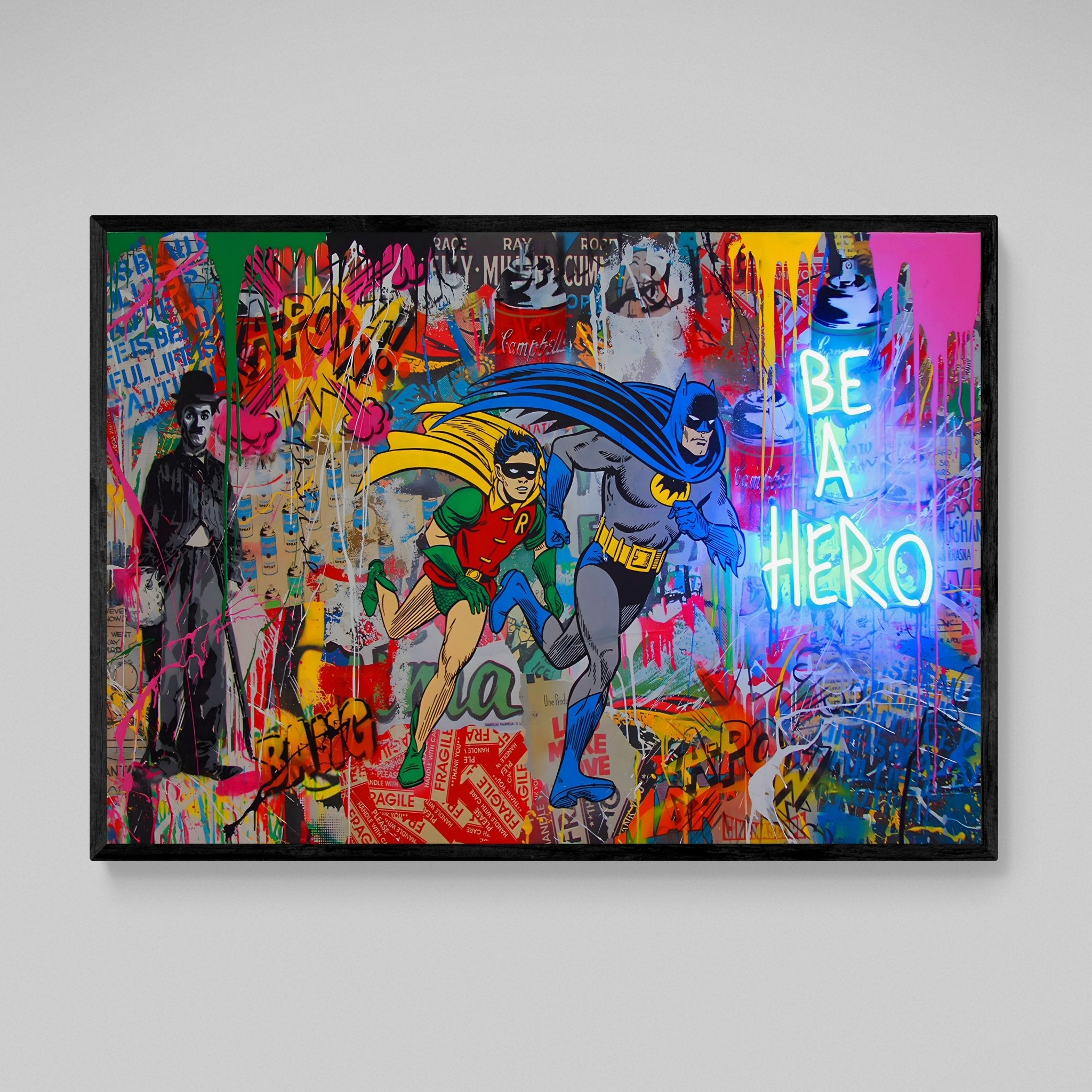 Large Graffiti Wall Art - Luxury Art Canvas
