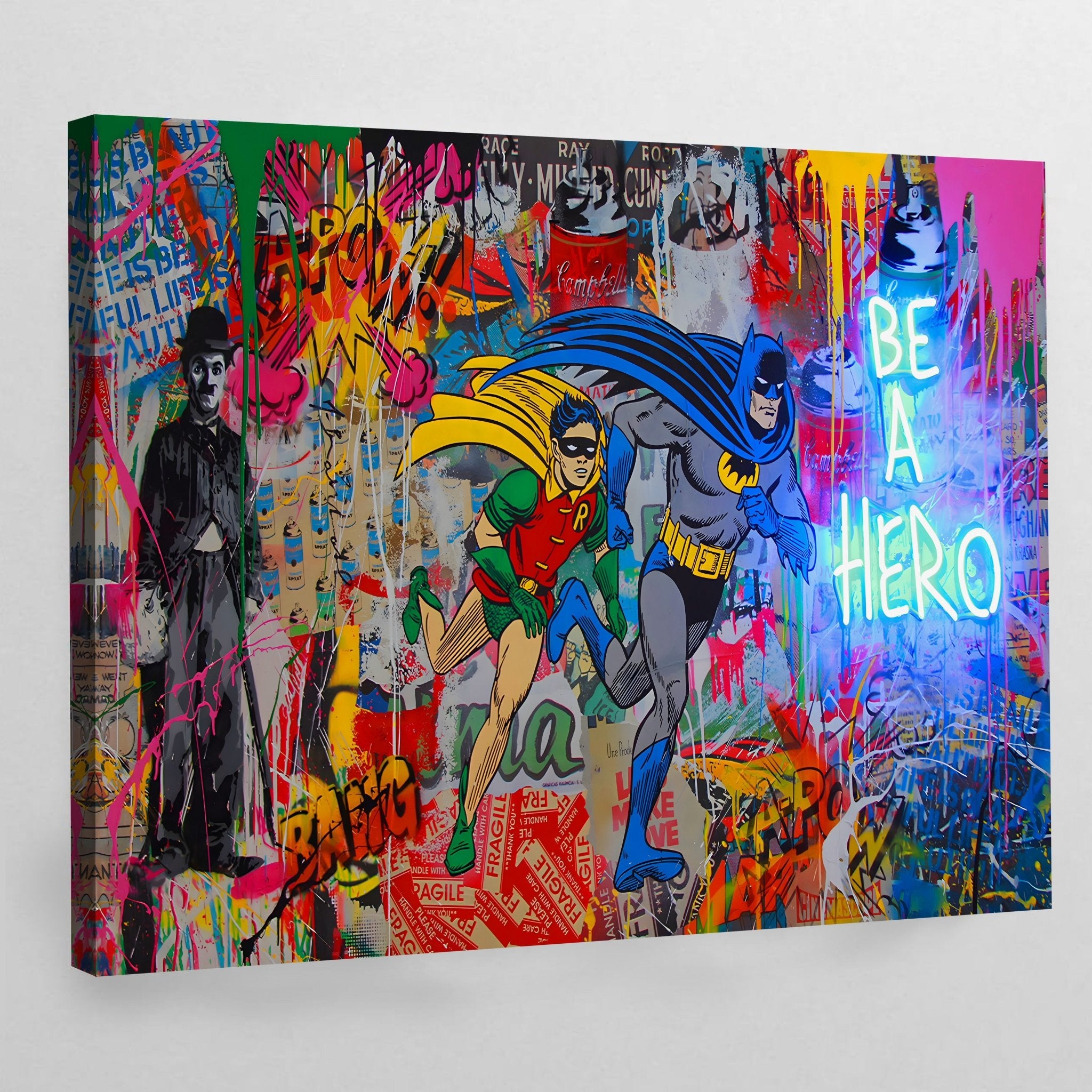 Large Graffiti Wall Art - Luxury Art Canvas