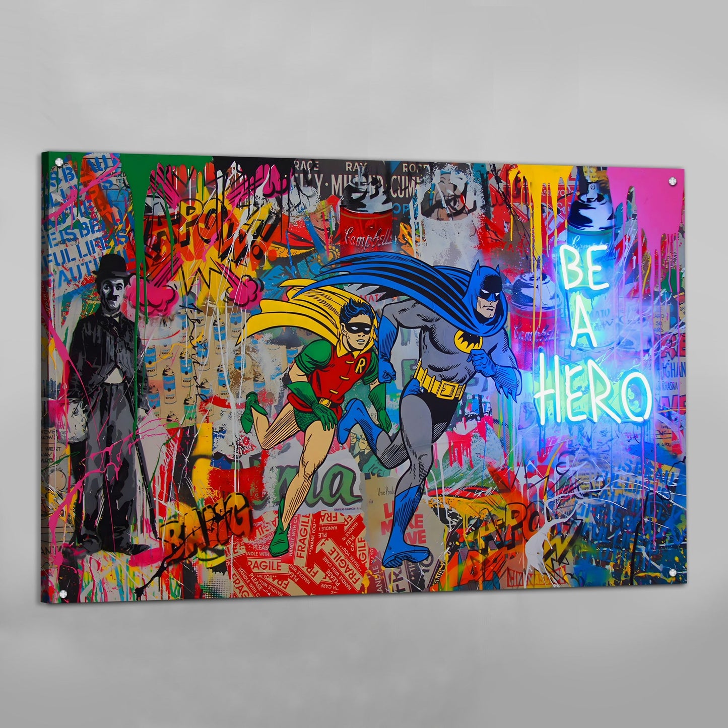 Large Graffiti Wall Art - Luxury Art Canvas