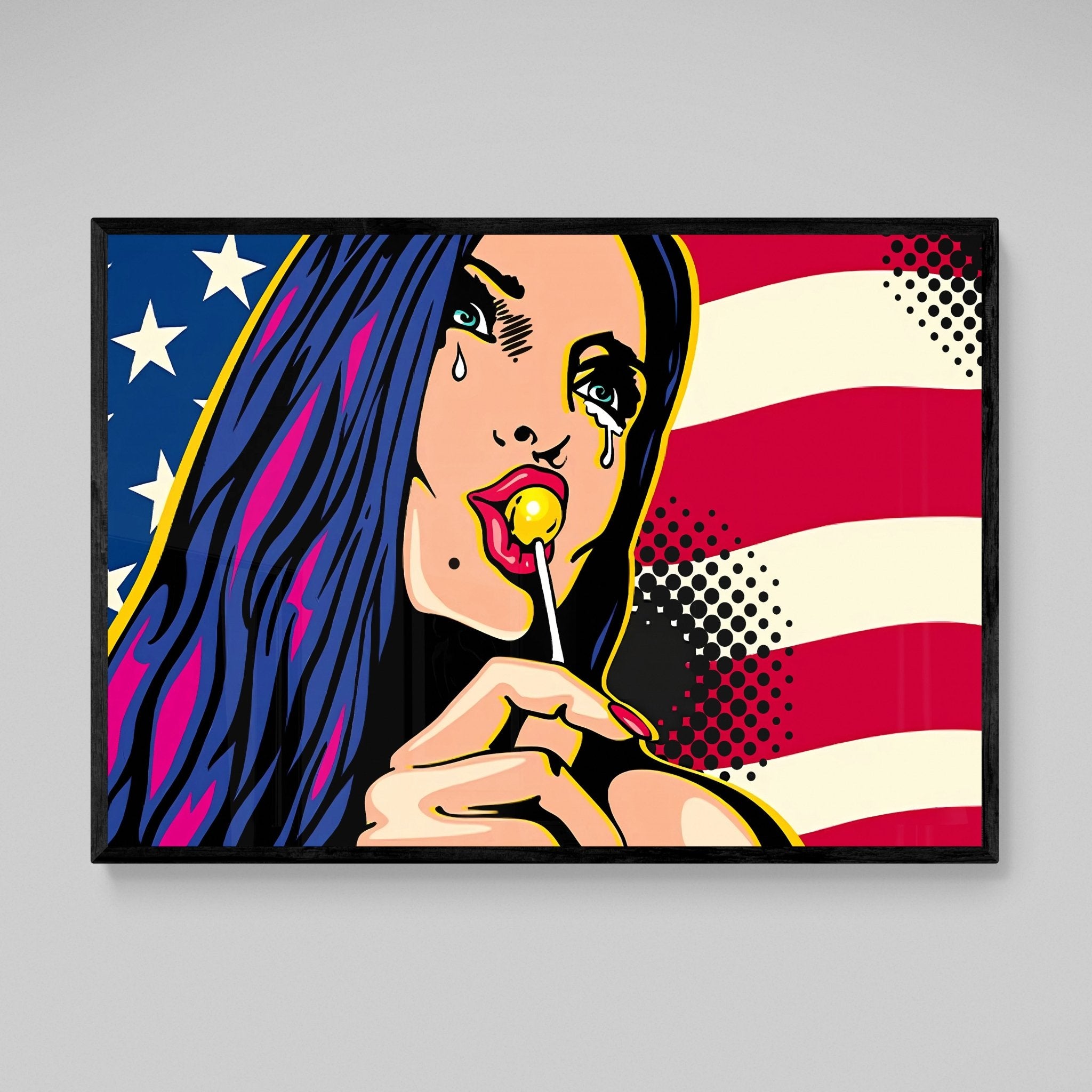 Large Pop Art Canvas - Luxury Art Canvas