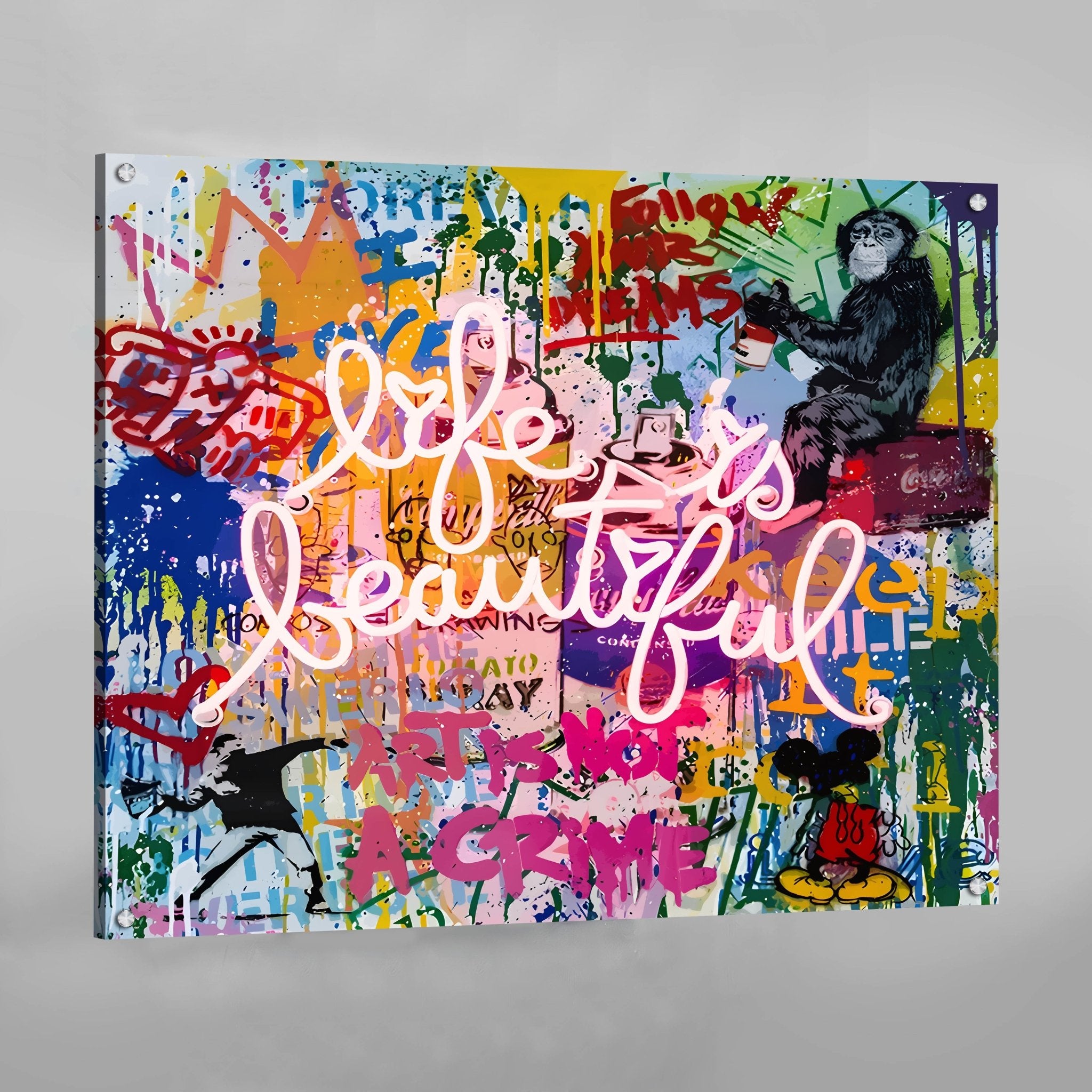 Life Is Beautiful Canvas Art - Luxury Art Canvas