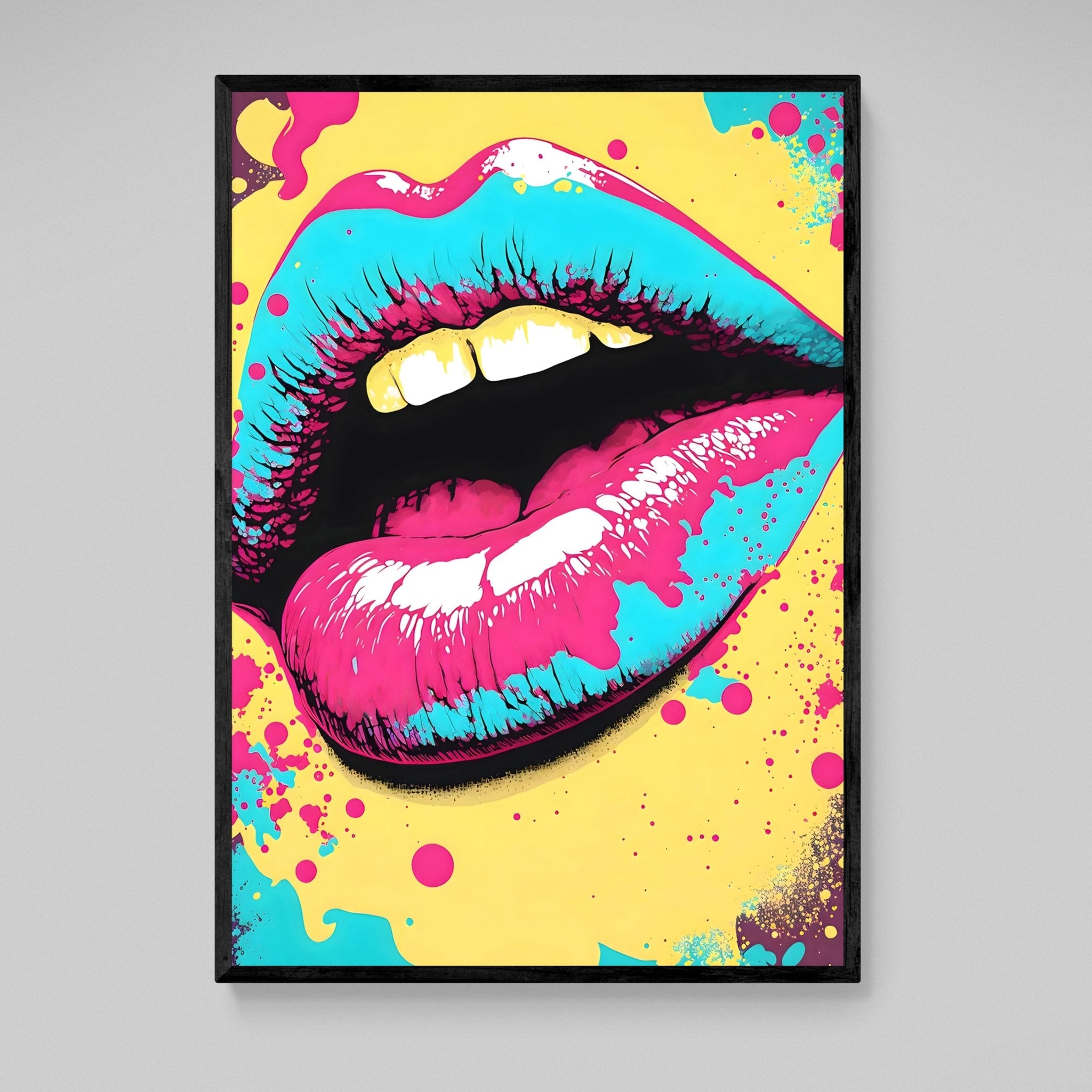 Lips Pop Art Canvas - Luxury Art Canvas