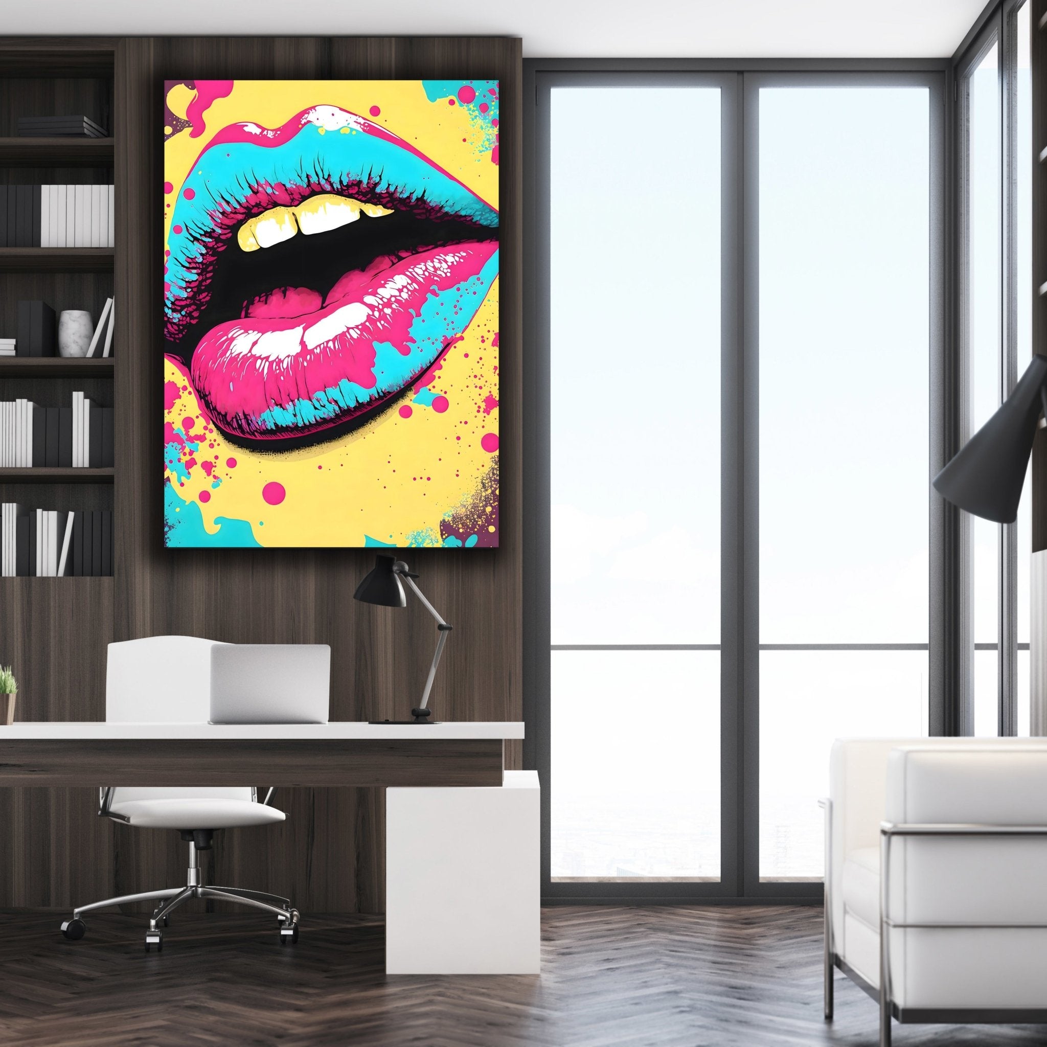 Lips Pop Art Canvas - Luxury Art Canvas