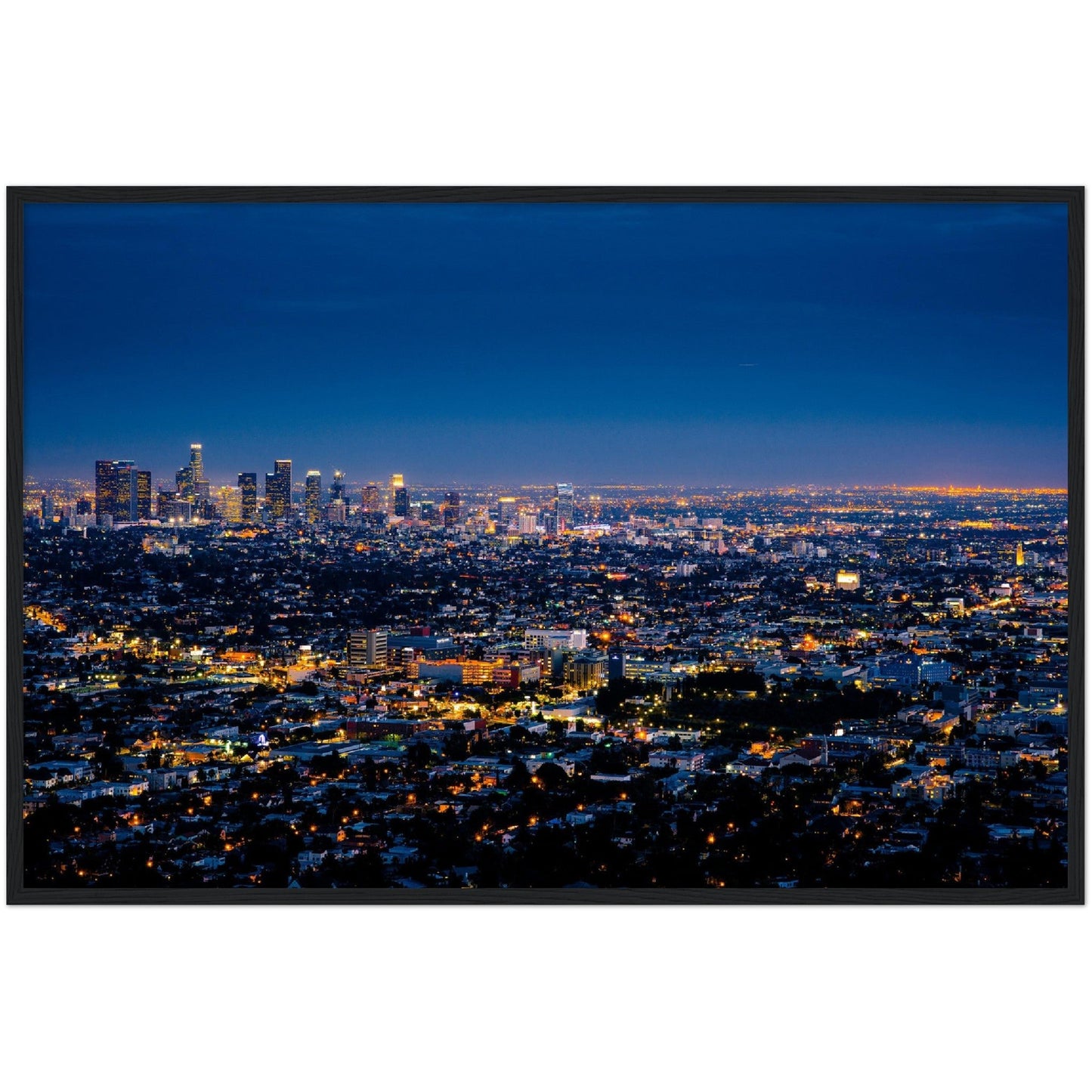 Los Angeles at Night Wall Art - Luxury Art Canvas