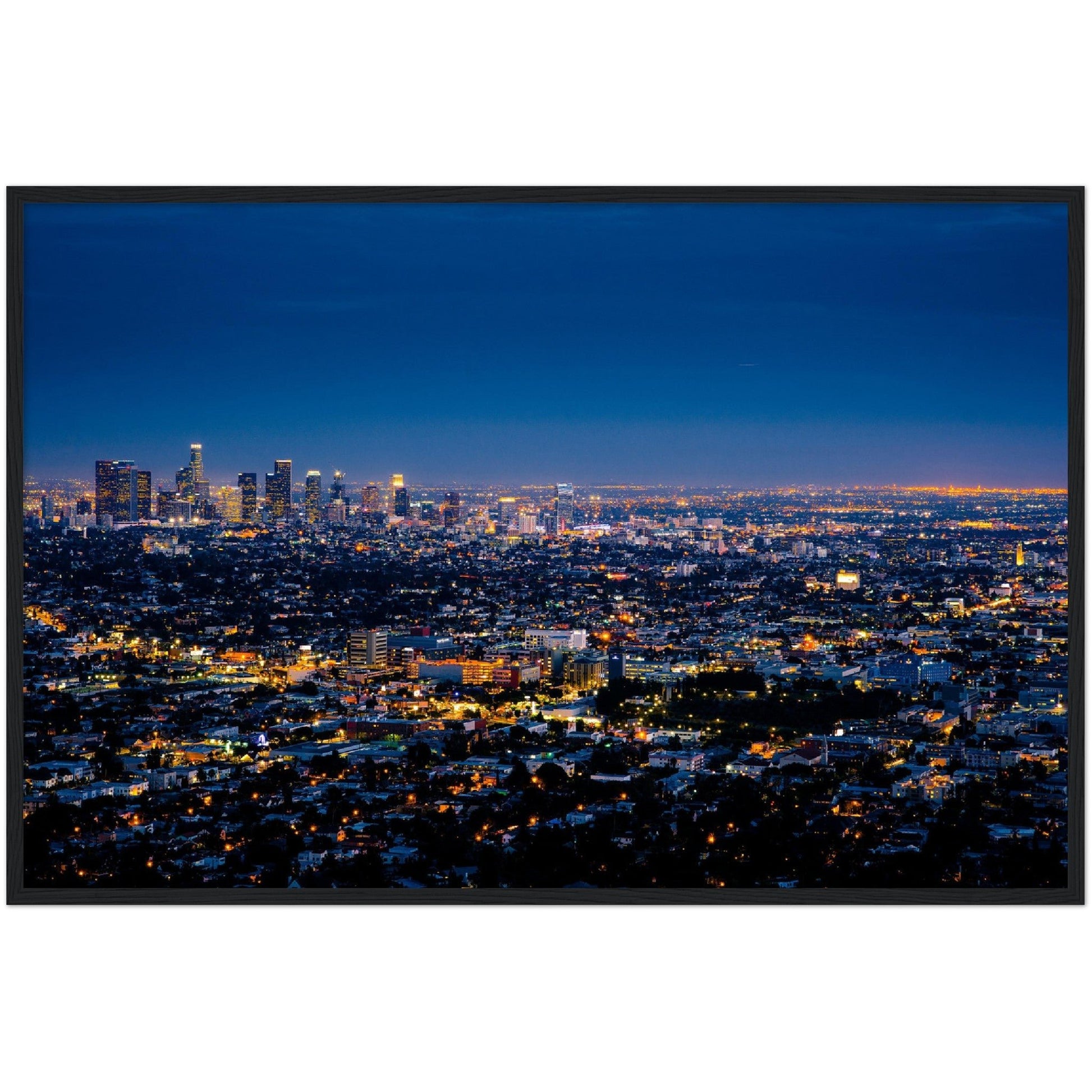 Los Angeles at Night Wall Art - Luxury Art Canvas