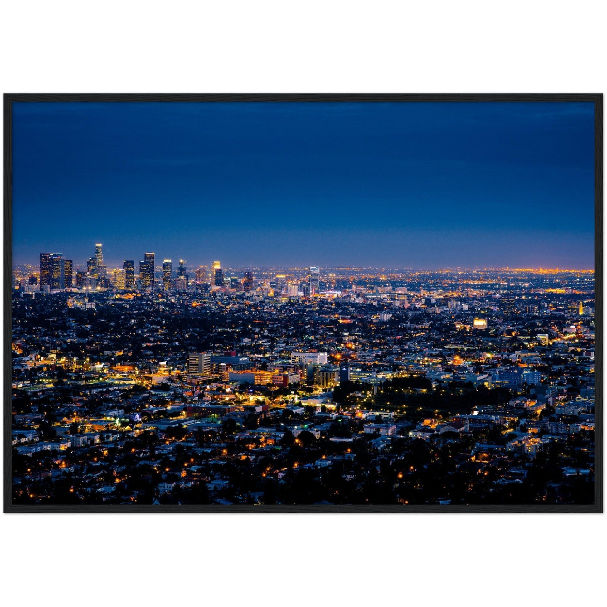 Los Angeles at Night Wall Art - Luxury Art Canvas