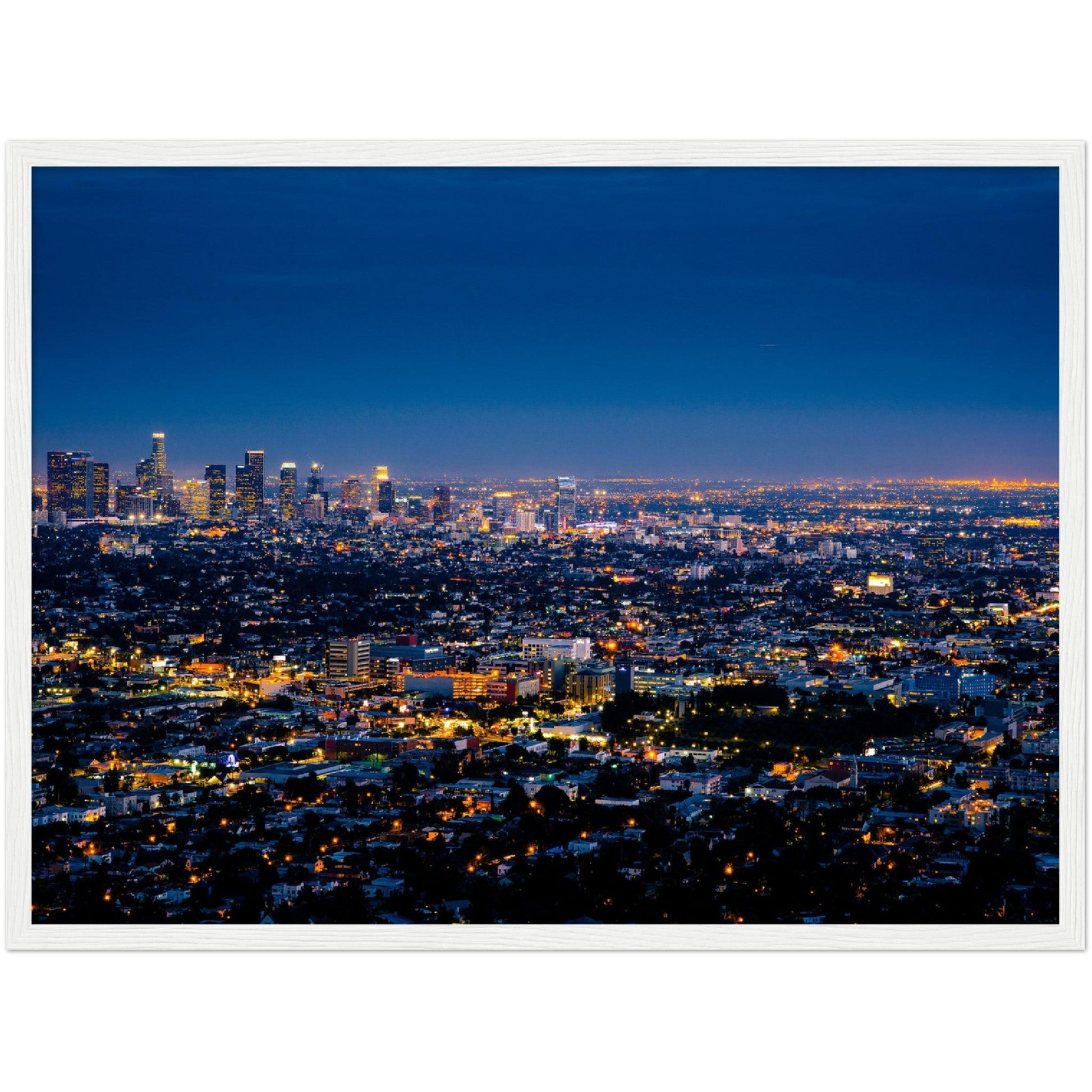 Los Angeles at Night Wall Art - Luxury Art Canvas