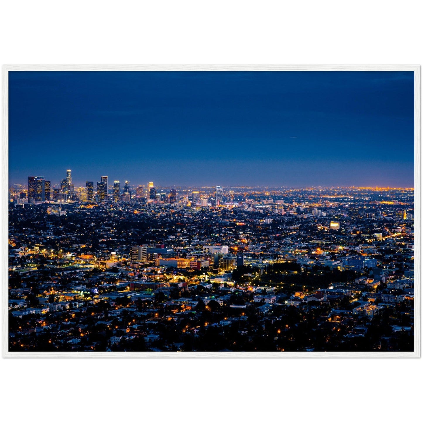 Los Angeles at Night Wall Art - Luxury Art Canvas