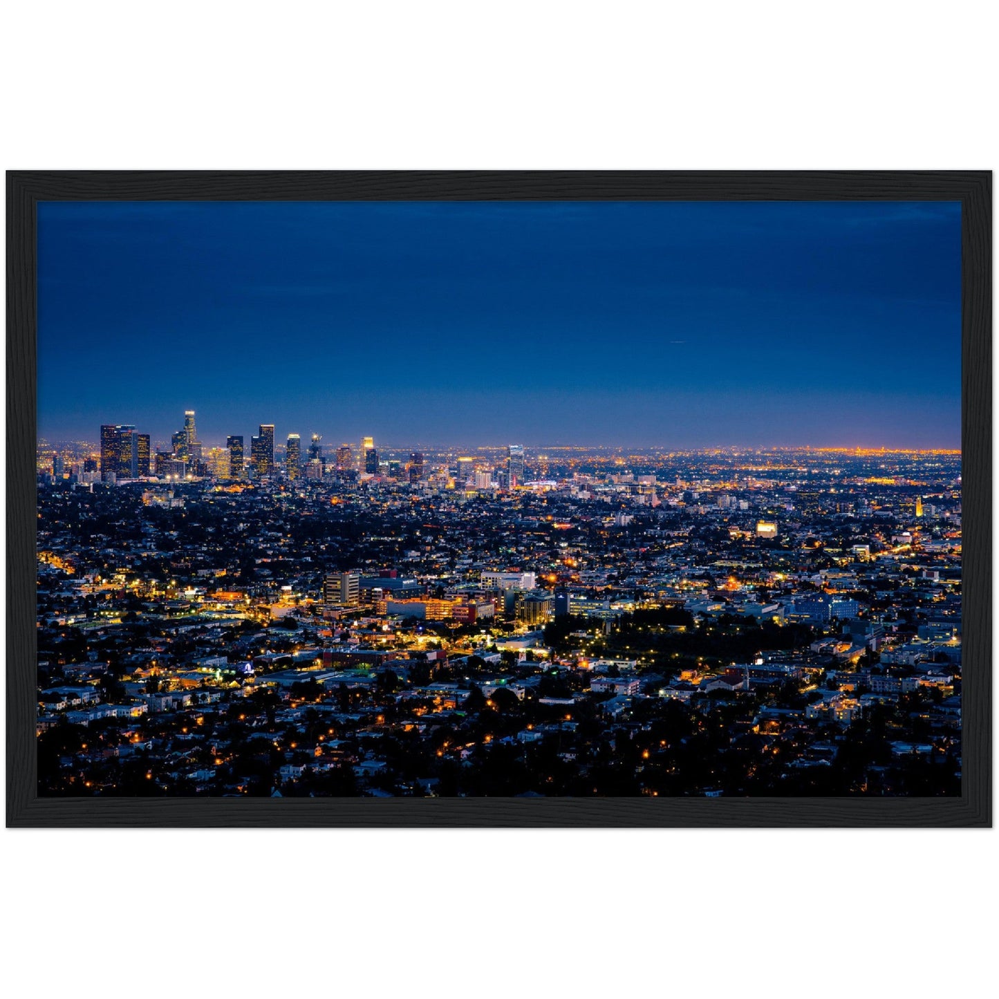 Los Angeles at Night Wall Art - Luxury Art Canvas