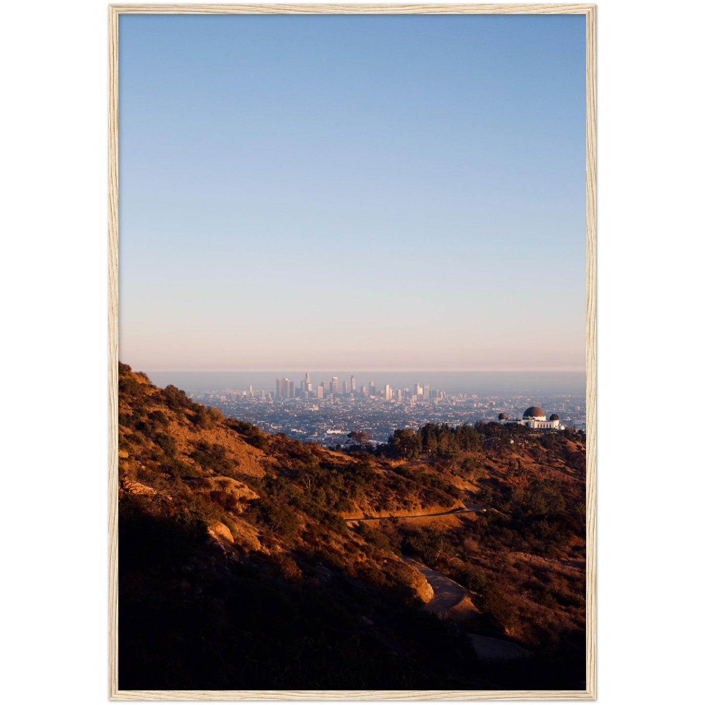 Los Angeles View Wall Art - Luxury Art Canvas