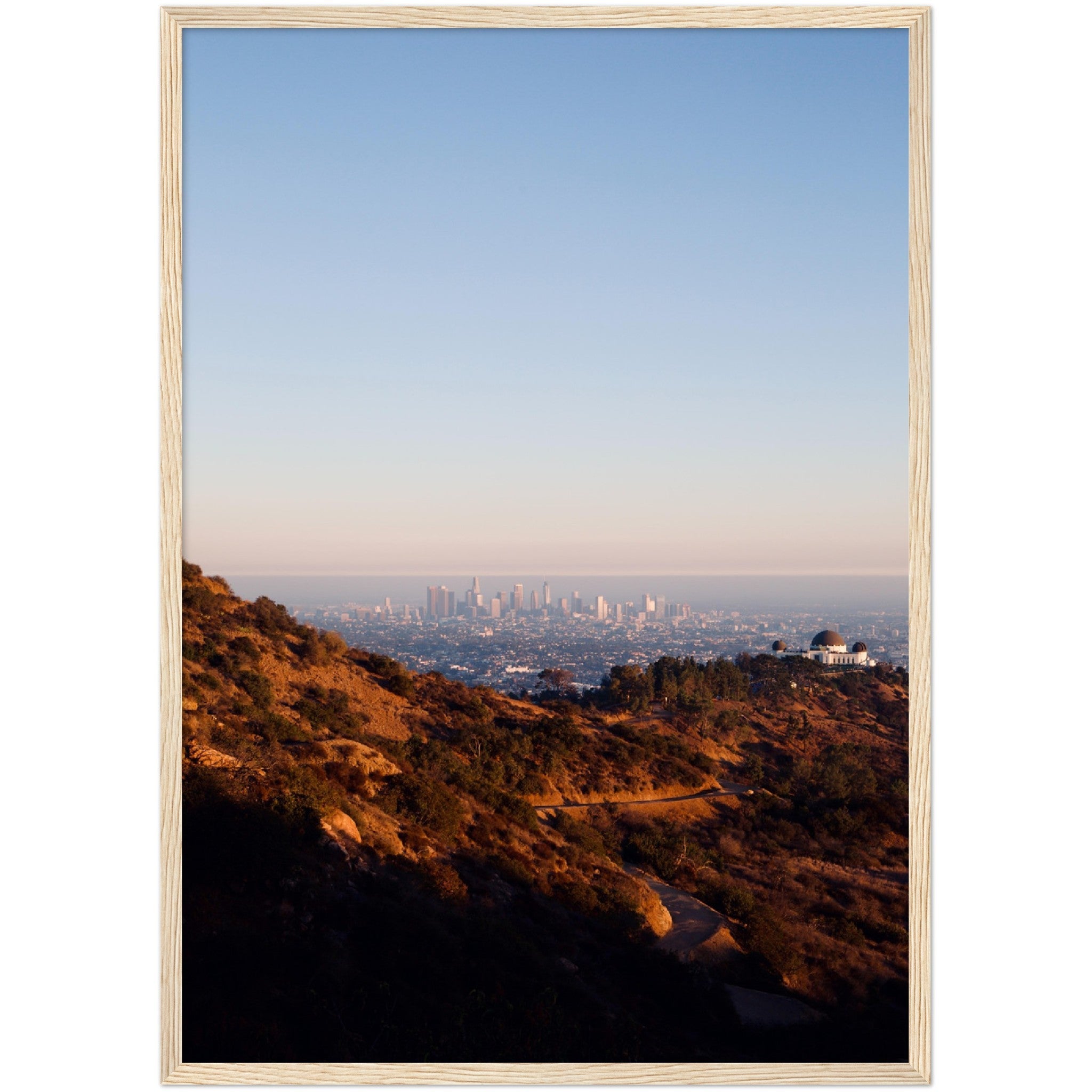 Los Angeles View Wall Art - Luxury Art Canvas