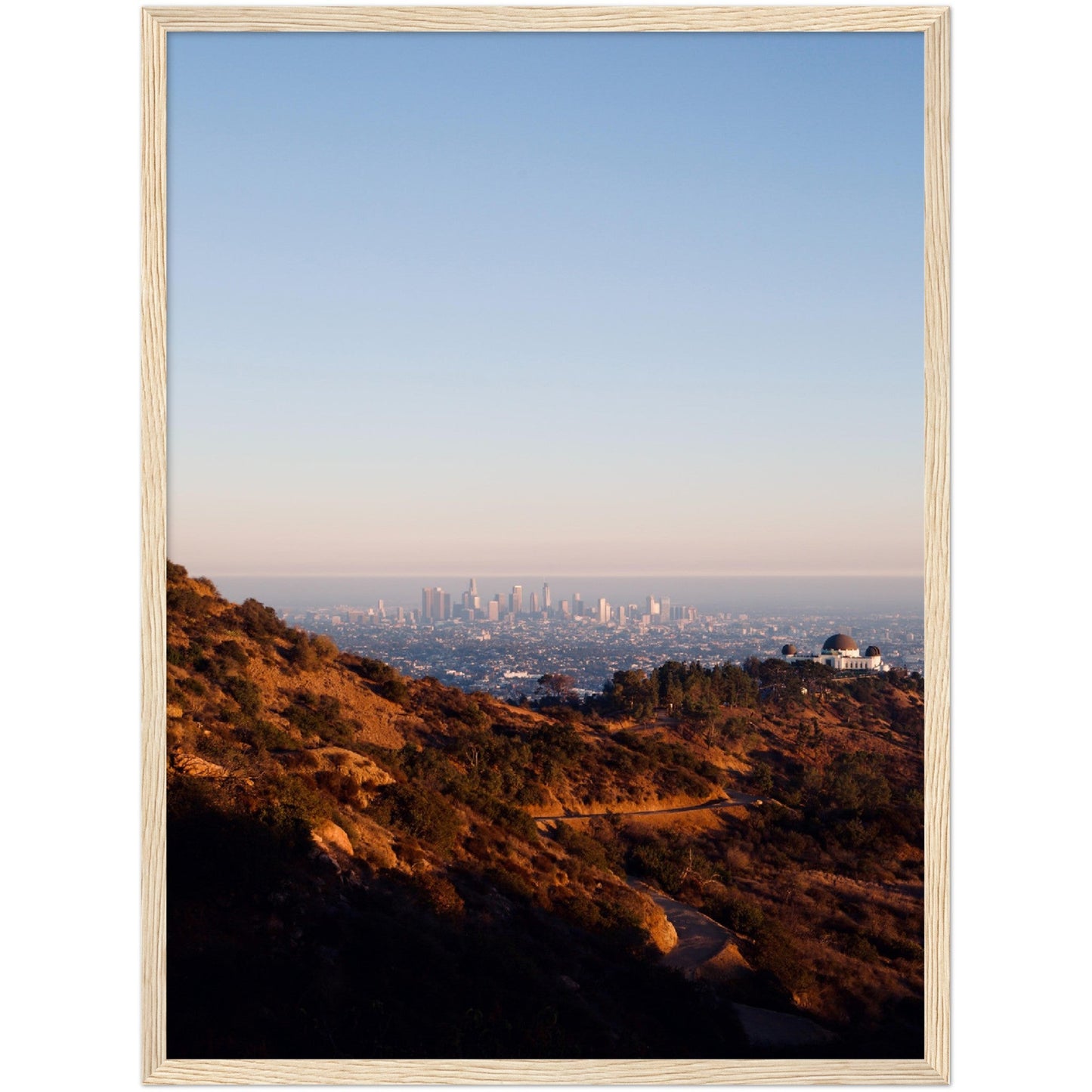 Los Angeles View Wall Art - Luxury Art Canvas