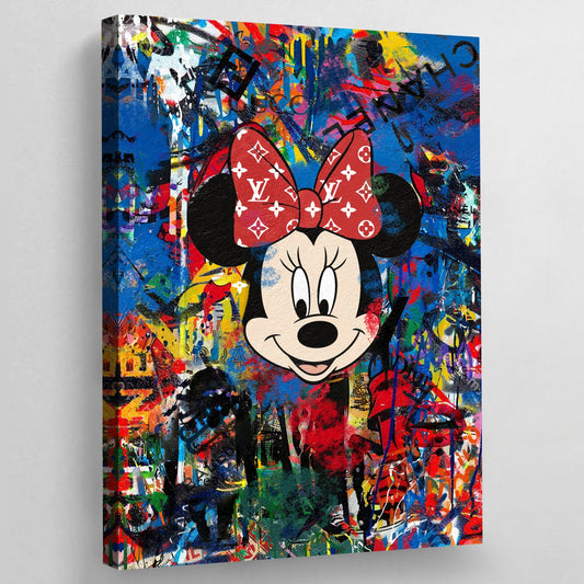 Louis Vuitton Mouse Wall Art - Luxury Art Canvas