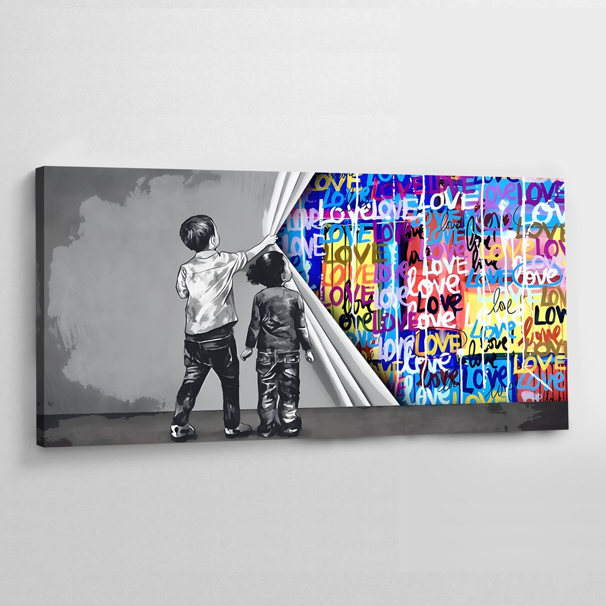 Love Graffiti Wall Art - Luxury Art Canvas
