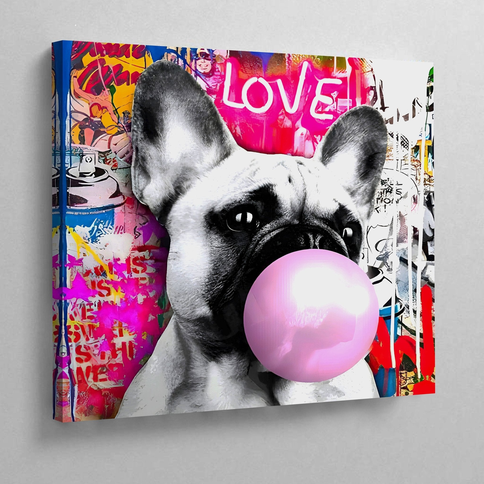 Love Pop Art Canvas - Luxury Art Canvas