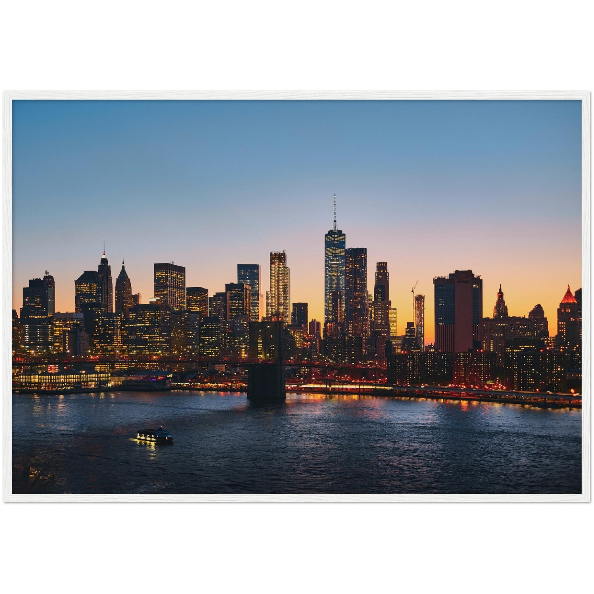 Manhattan Skyline Wall Art - Luxury Art Canvas