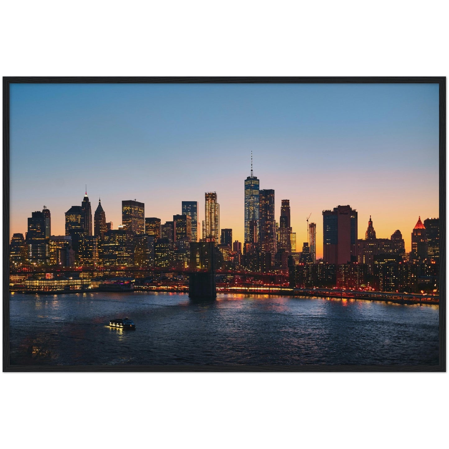 Manhattan Skyline Wall Art - Luxury Art Canvas