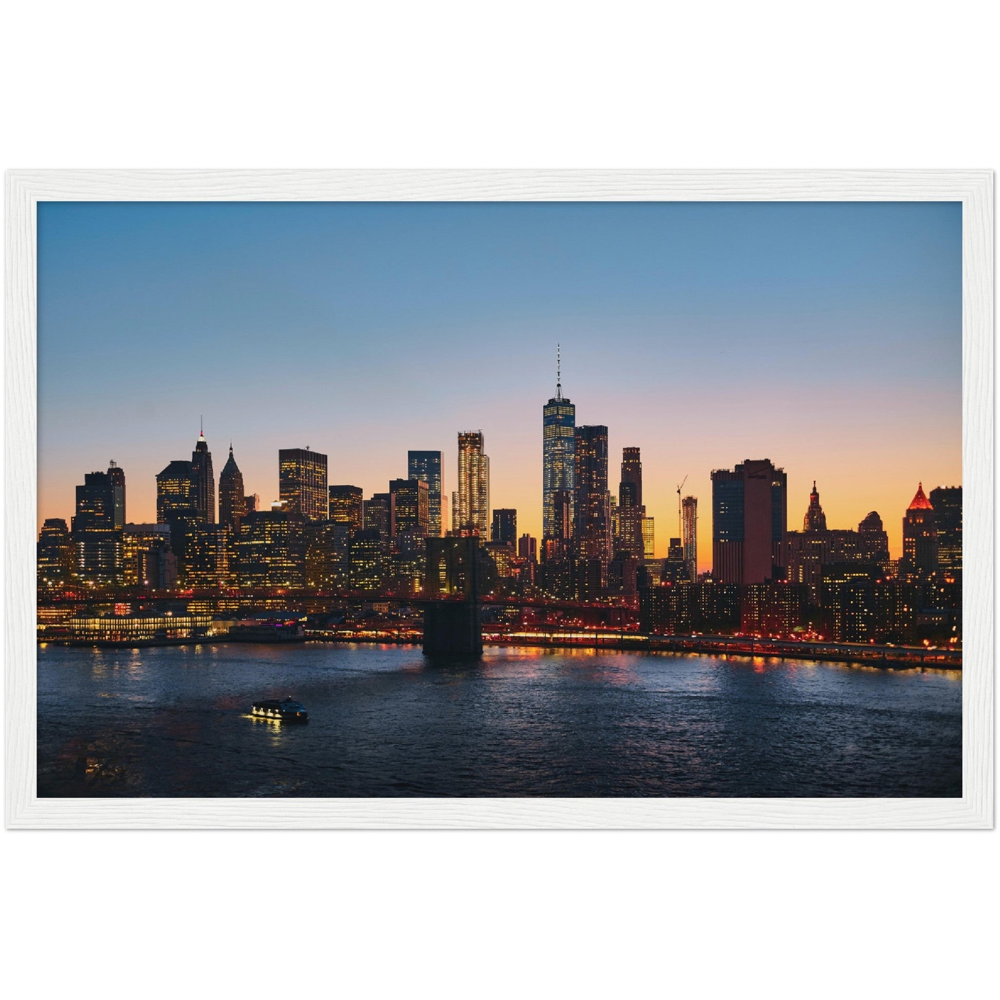 Manhattan Skyline Wall Art - Luxury Art Canvas