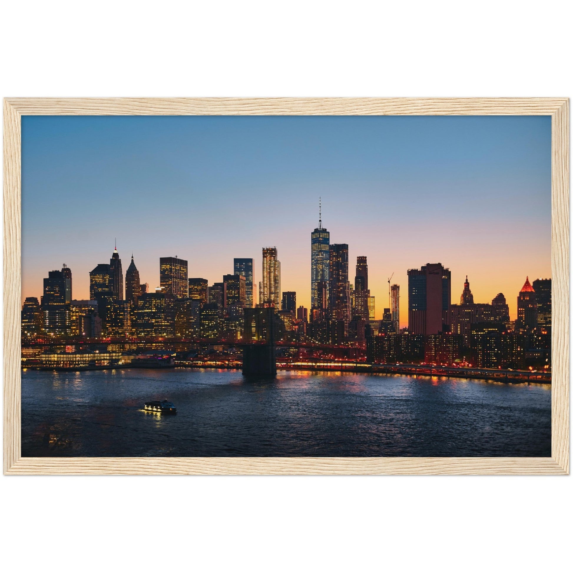 Manhattan Skyline Wall Art - Luxury Art Canvas