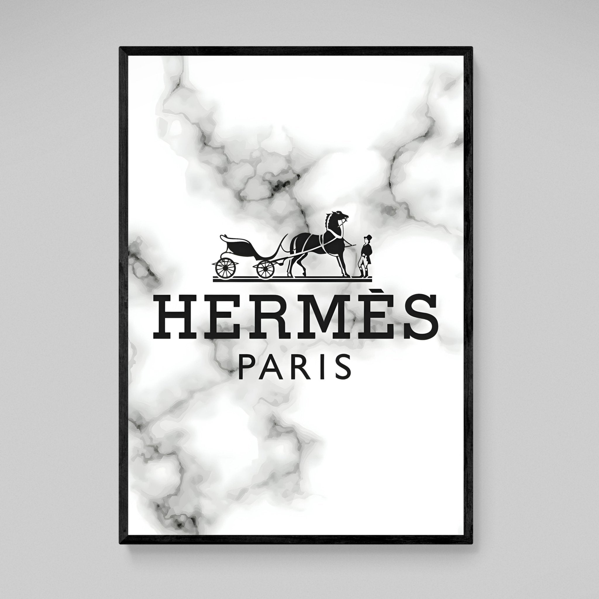 Marble Hermes Wall Art - Luxury Art Canvas