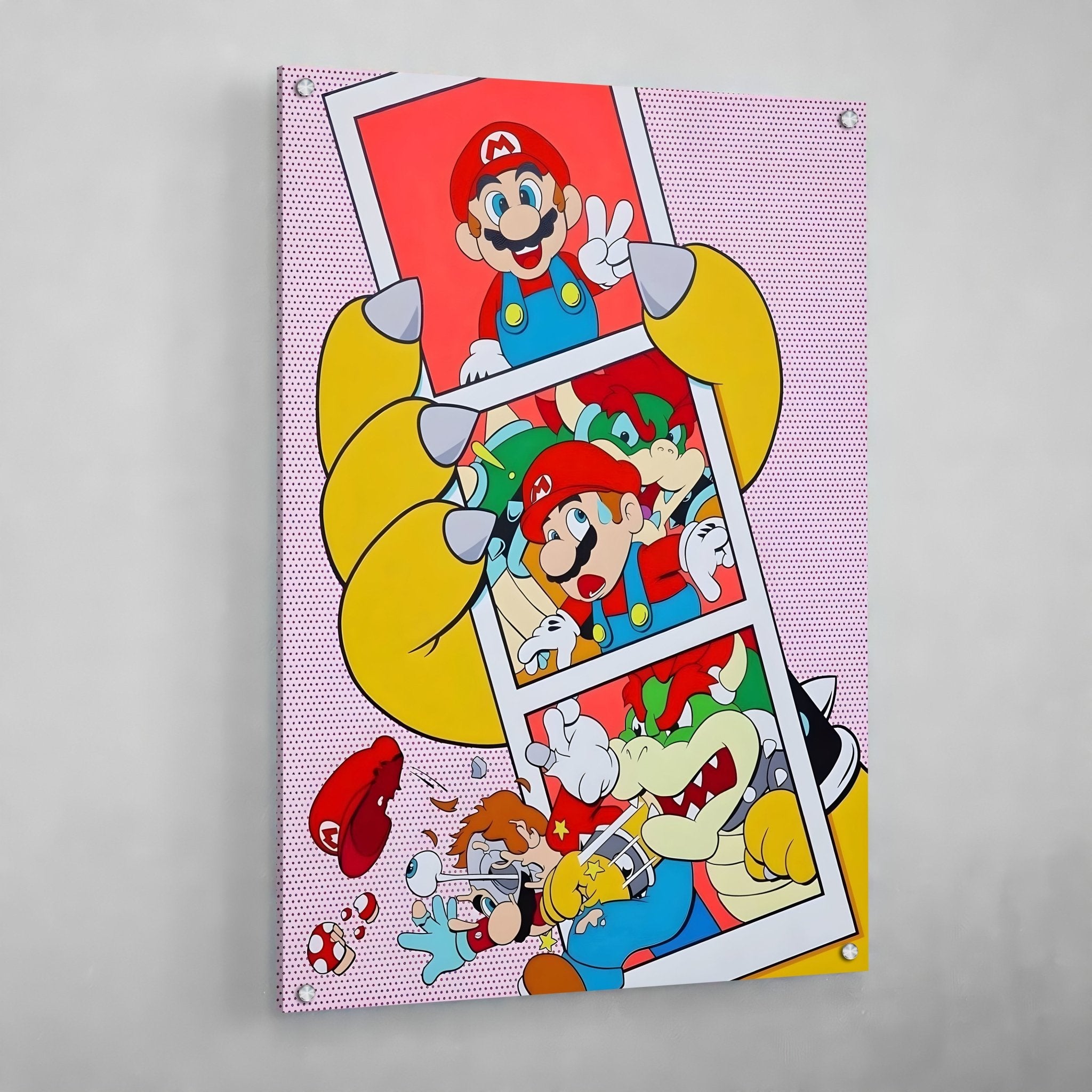 Mario Pop Art Canvas - Luxury Art Canvas