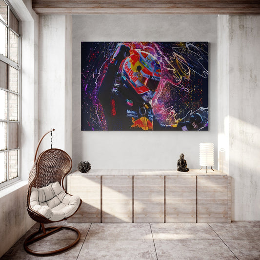 Max Verstappen Wall Art - Luxury Art Canvas