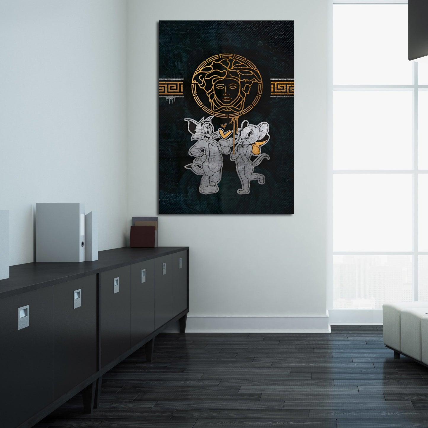 Medusa Versace Wall Art - Luxury Art Canvas