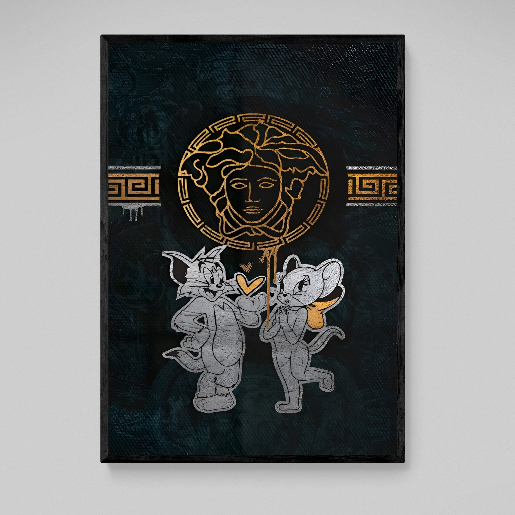 Medusa Versace Wall Art - Luxury Art Canvas