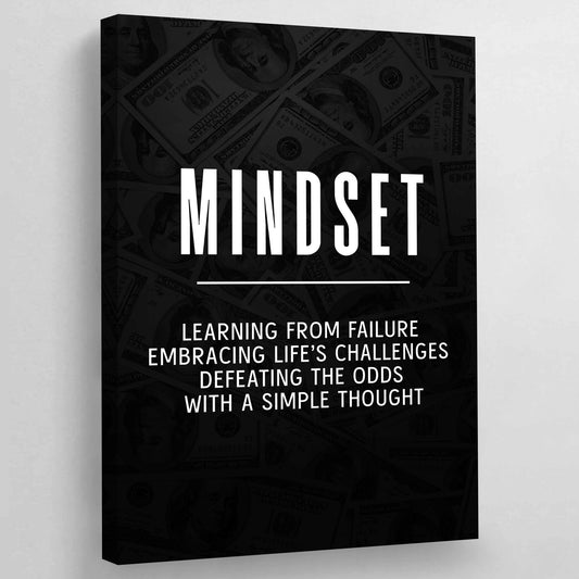 Mindset Canvas - Luxury Art Canvas