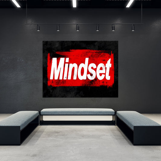 Mindset Canvas Wall Art - Luxury Art Canvas